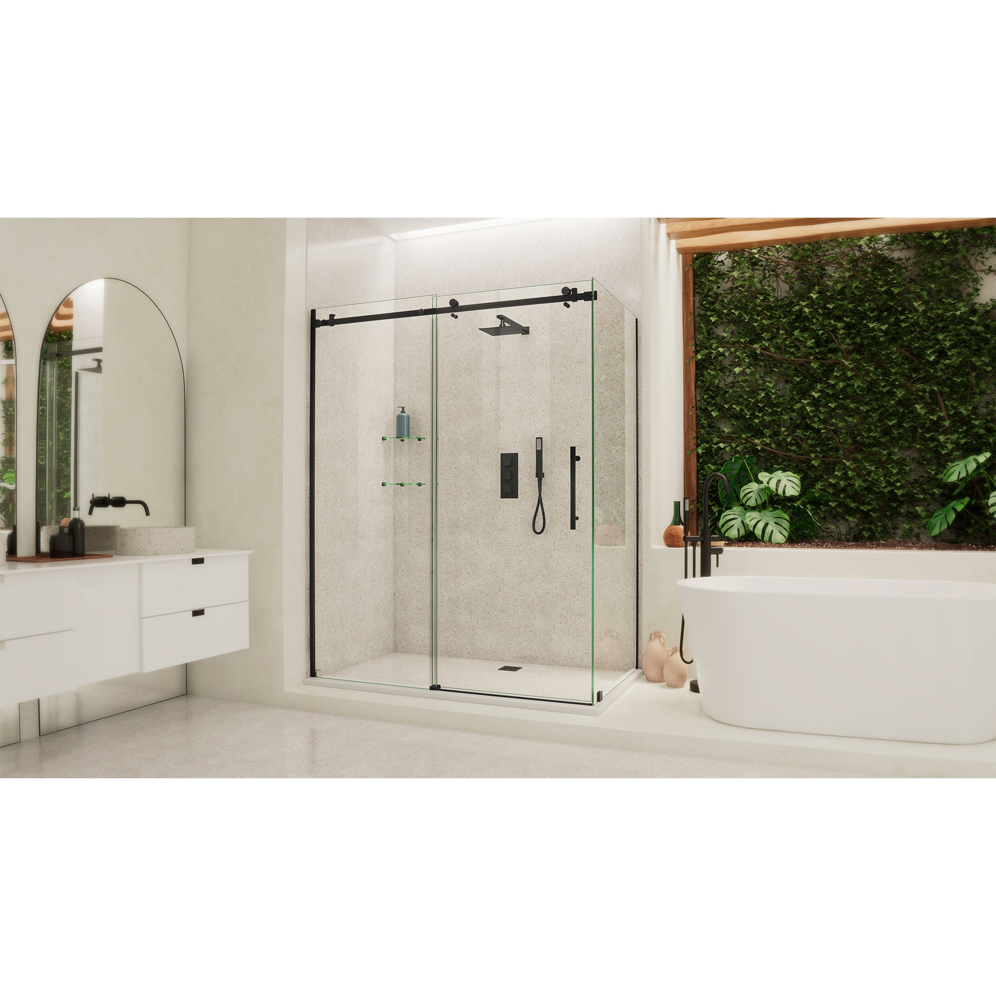 DreamLine Enigma Air 56.38-60.38" W Shower Enclosure