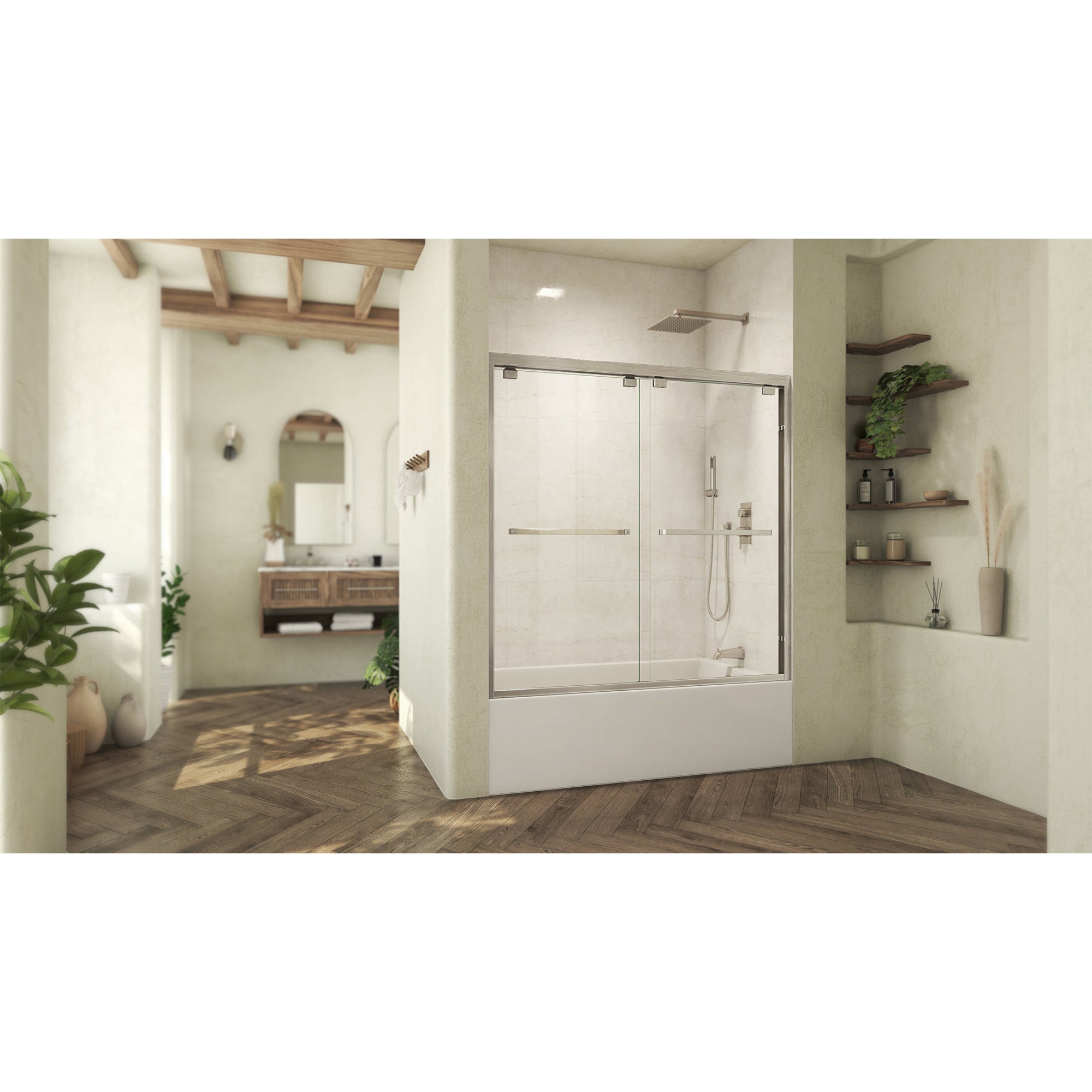 DreamLine Abbey 56-60" W Bypass Sliding Tub Door