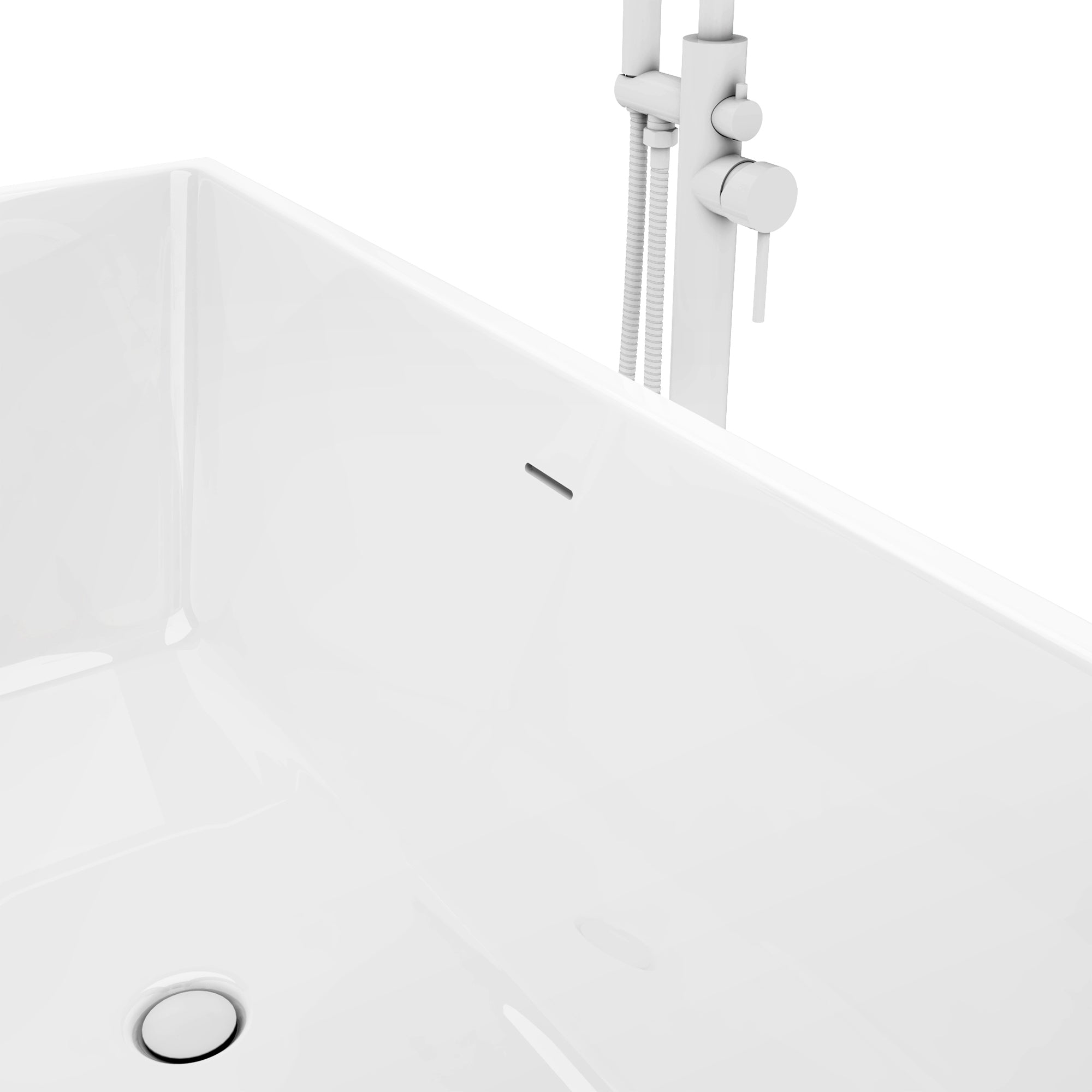 Allure 59 x 29-1/2 x 22-7/8 Freestanding Tub
