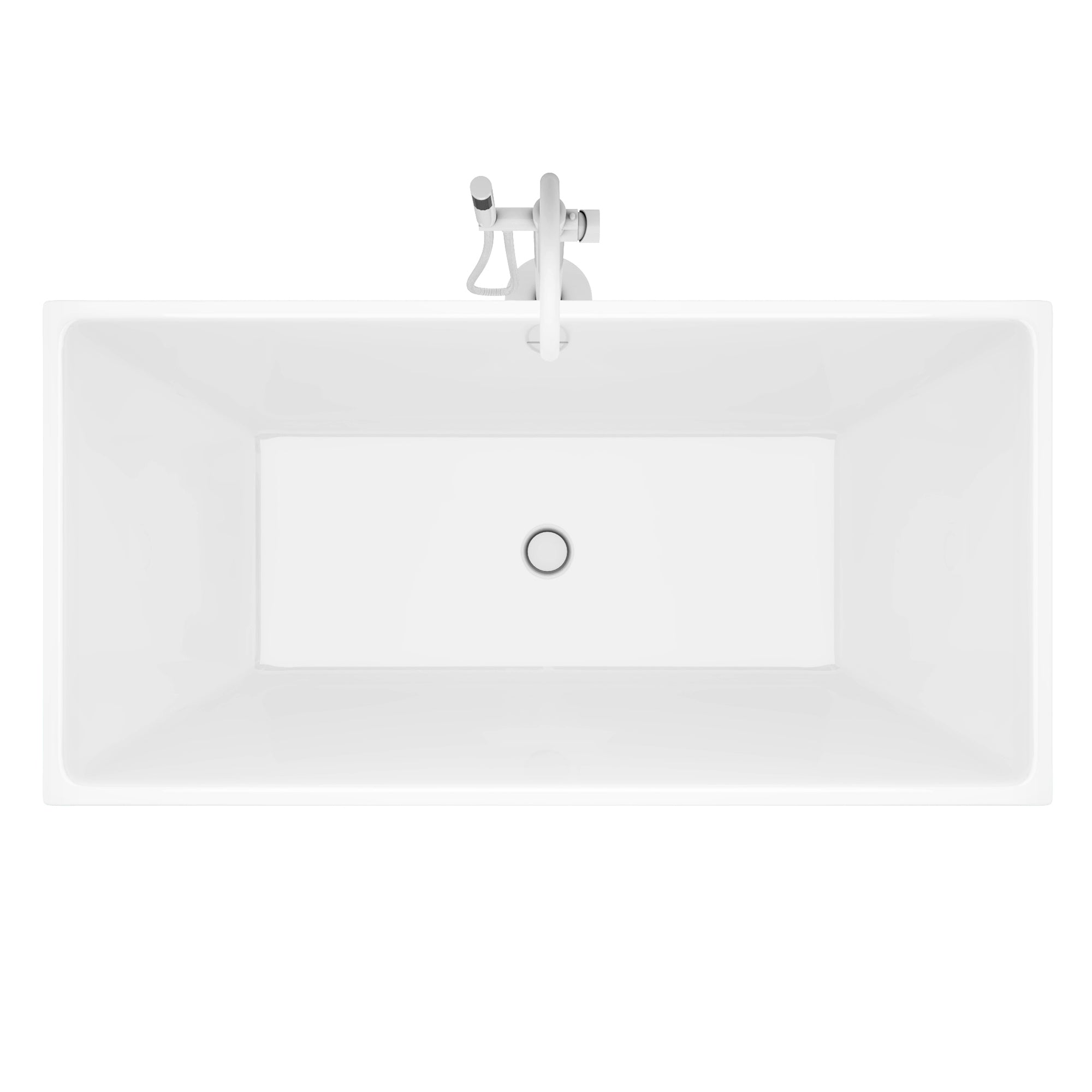 Allure 59 x 29-1/2 x 22-7/8 Freestanding Tub