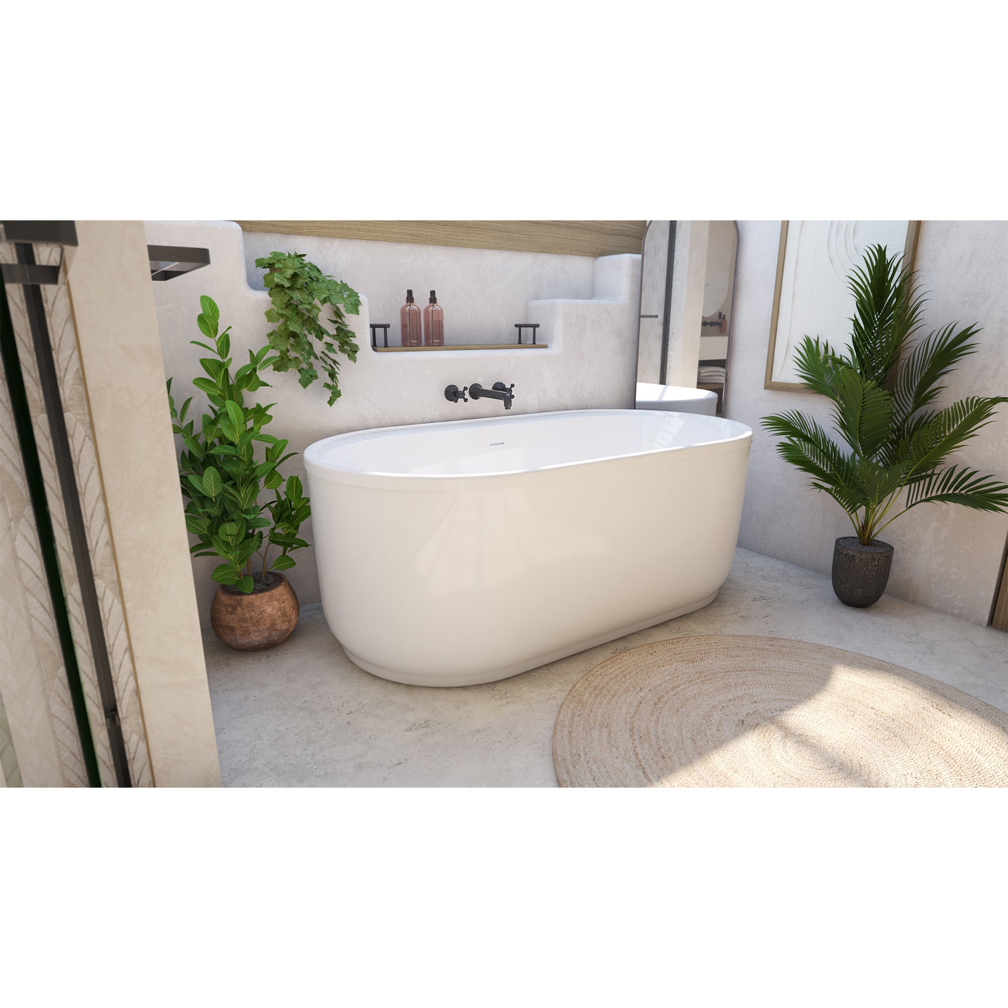 Encore 60-1/4 x 32-1/4 x 23-1/8 Freestanding Tub