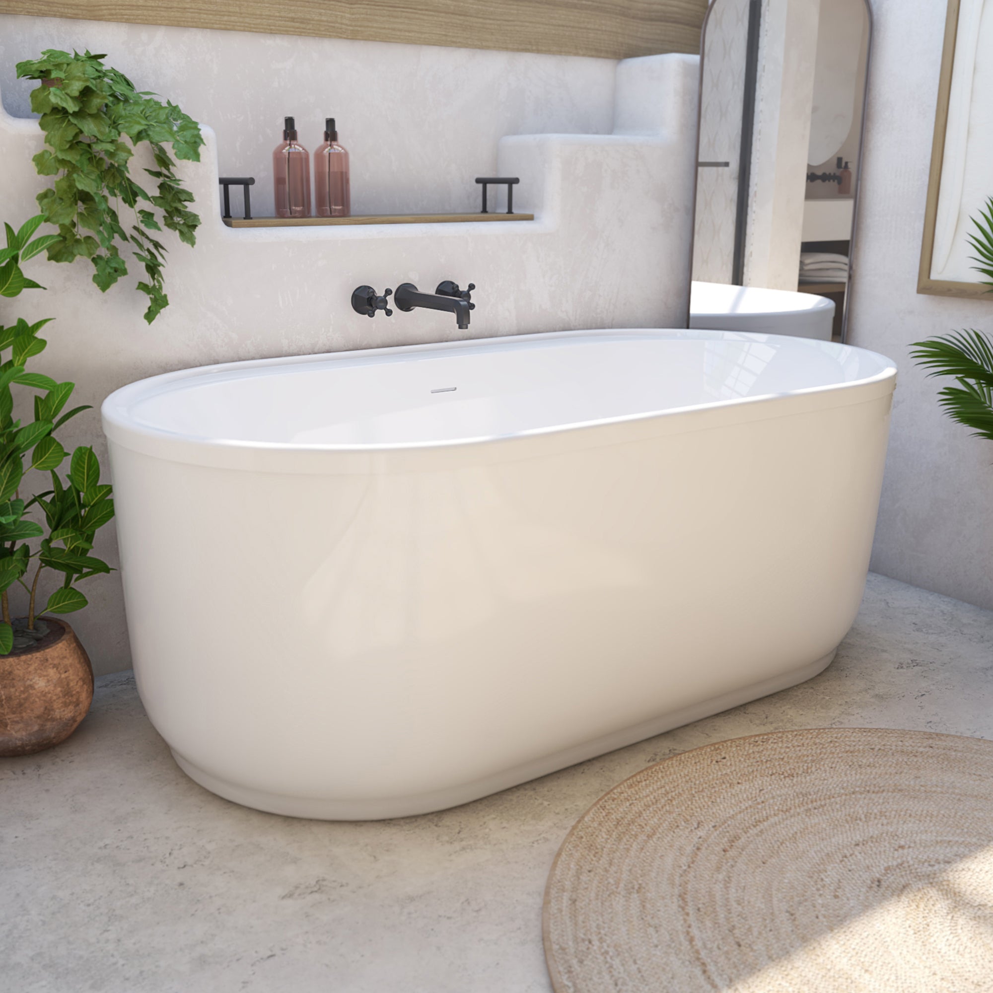 Encore 60-1/4 x 32-1/4 x 23-1/8 Freestanding Tub