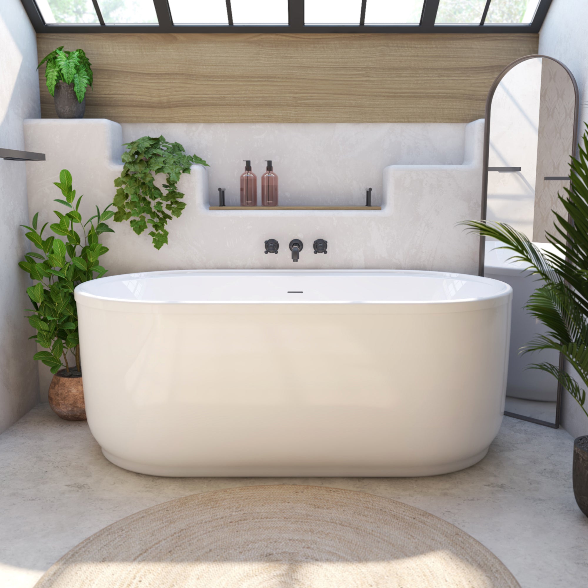 Encore 65-3/4 x 34-1/4 x 23-1/8 Freestanding Tub