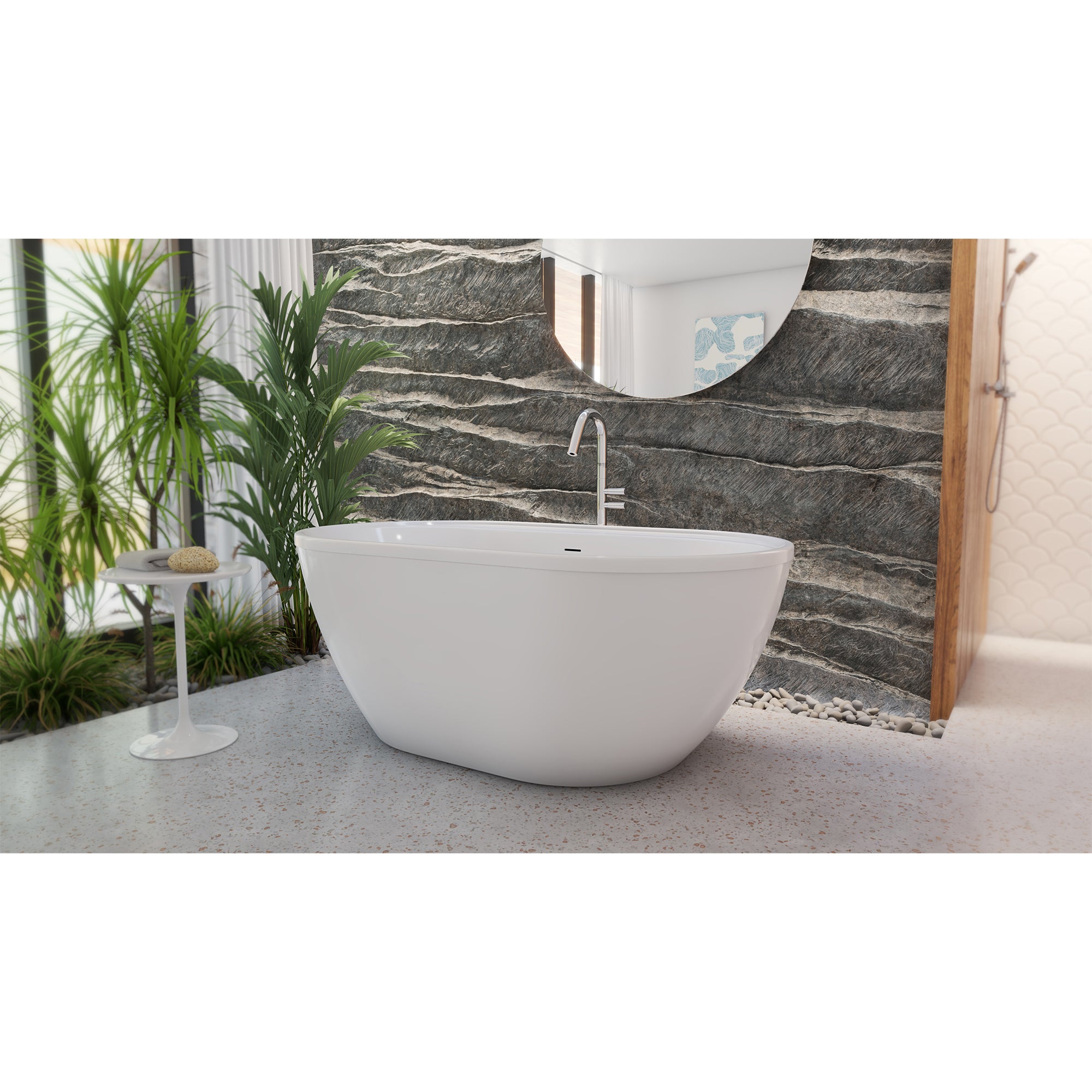 Essence 65-3/8 x 36-1/4 x 23-5/8 Freestanding Tub