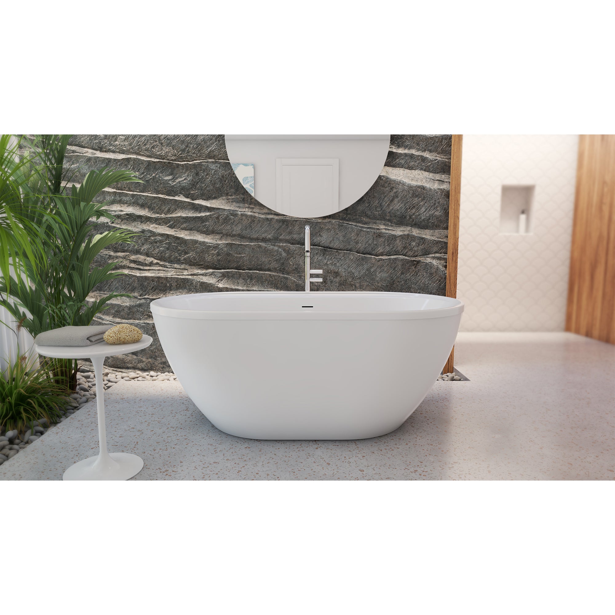 Essence 60-1/4 x 34-1/4 x 23-5/8 Freestanding Tub
