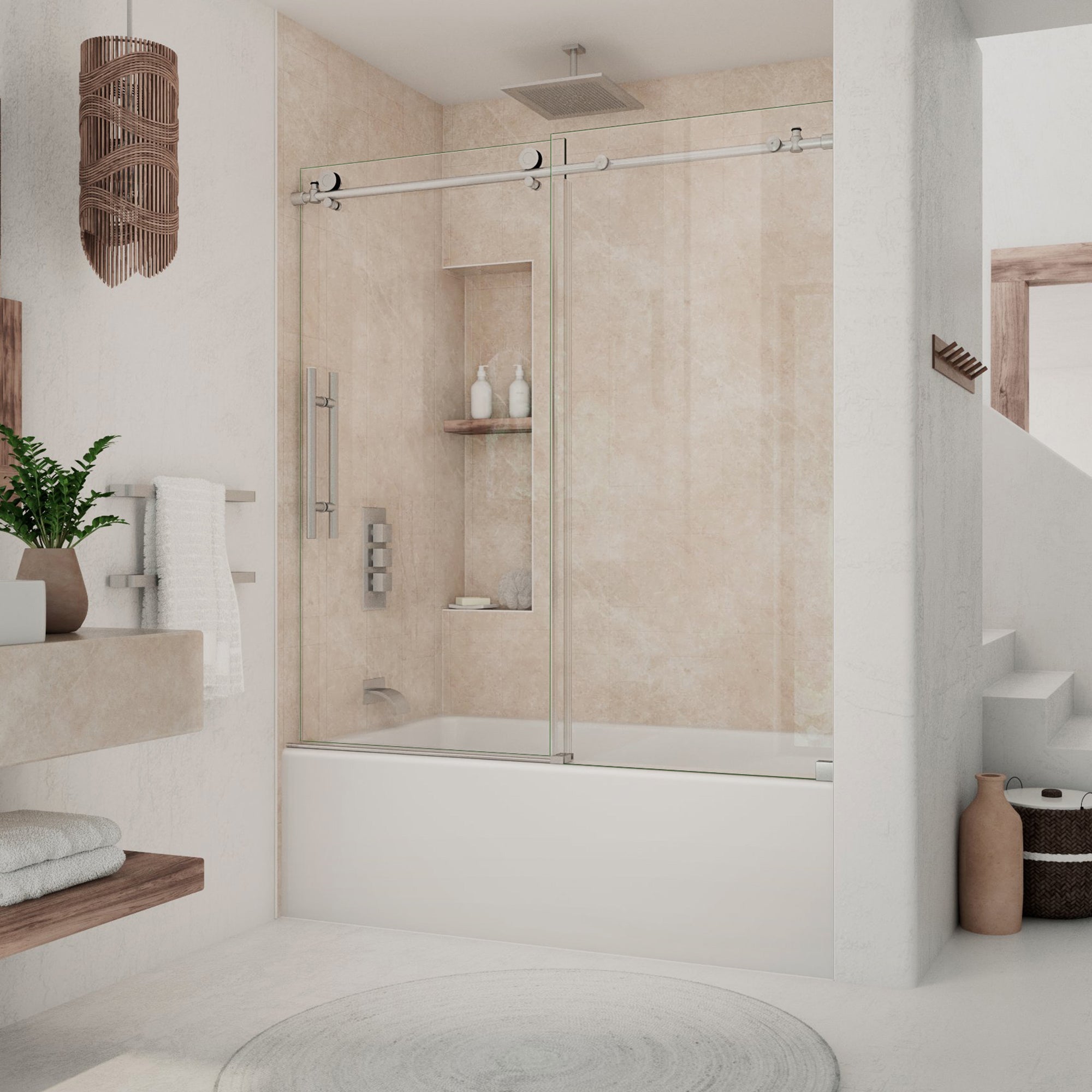 DreamLine Continuum 55-59" W Sliding Tub Door