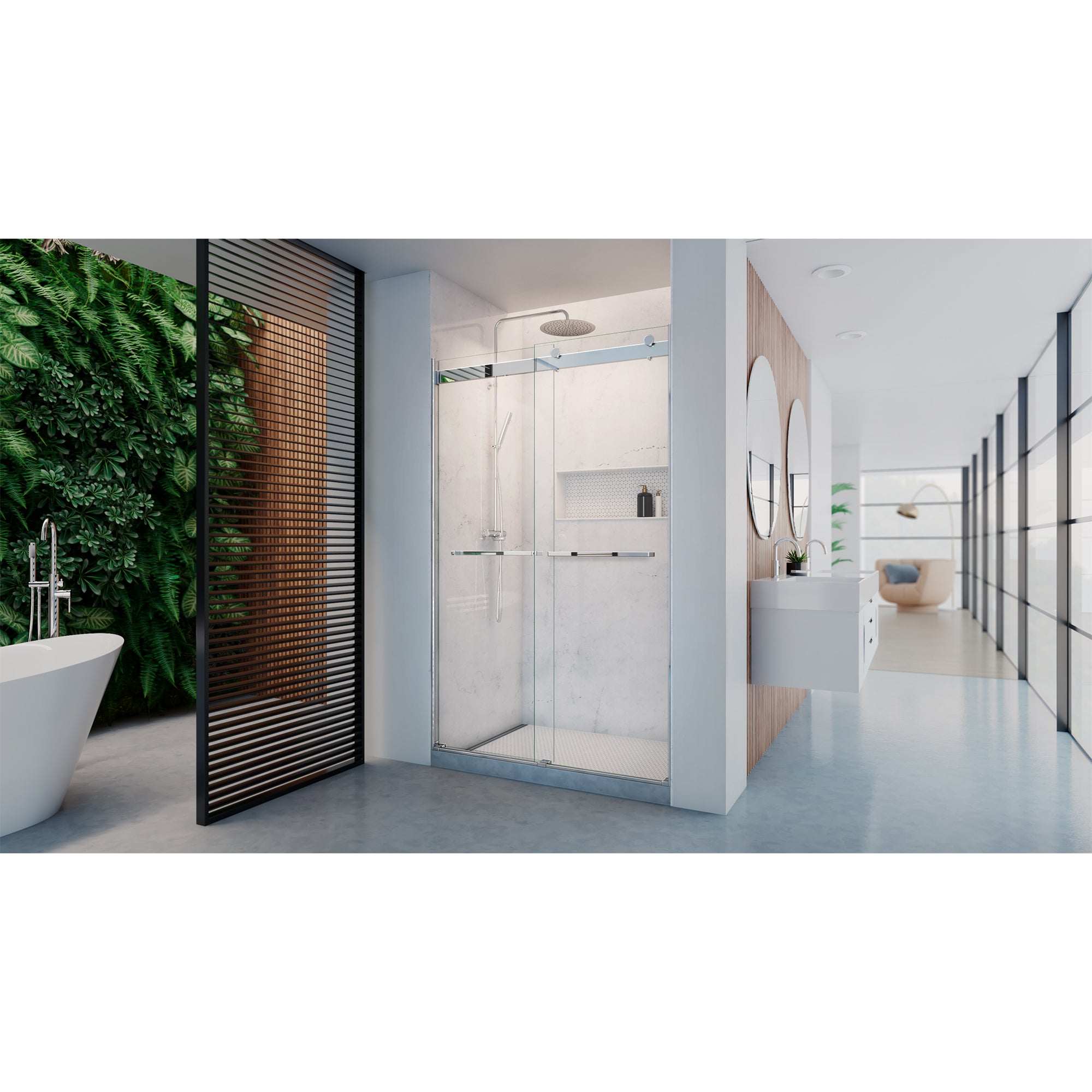 DreamLine Dexterity 44-48" W Shower Door
