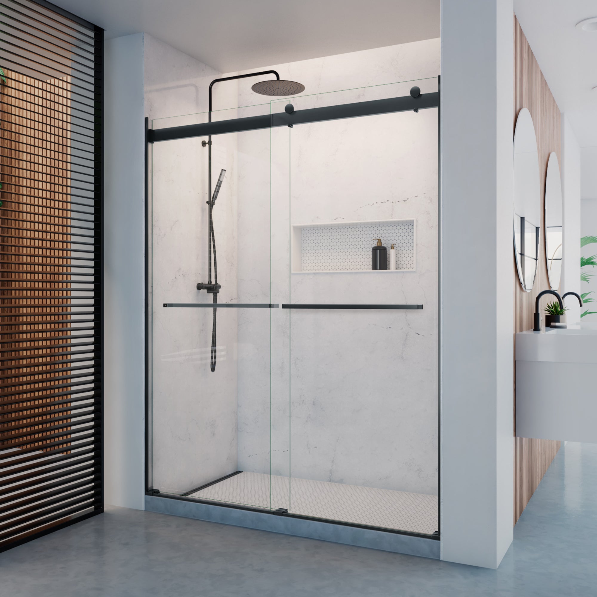 DreamLine Dexterity 56-60" W Shower Door
