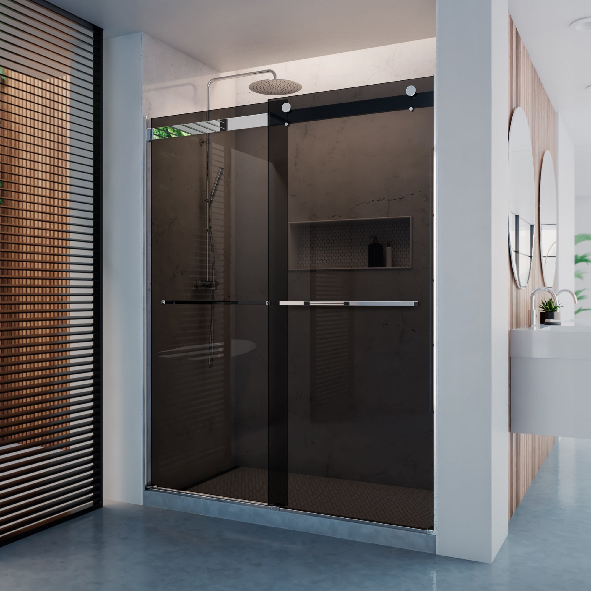 DreamLine Dexterity 56-60" W Shower Door