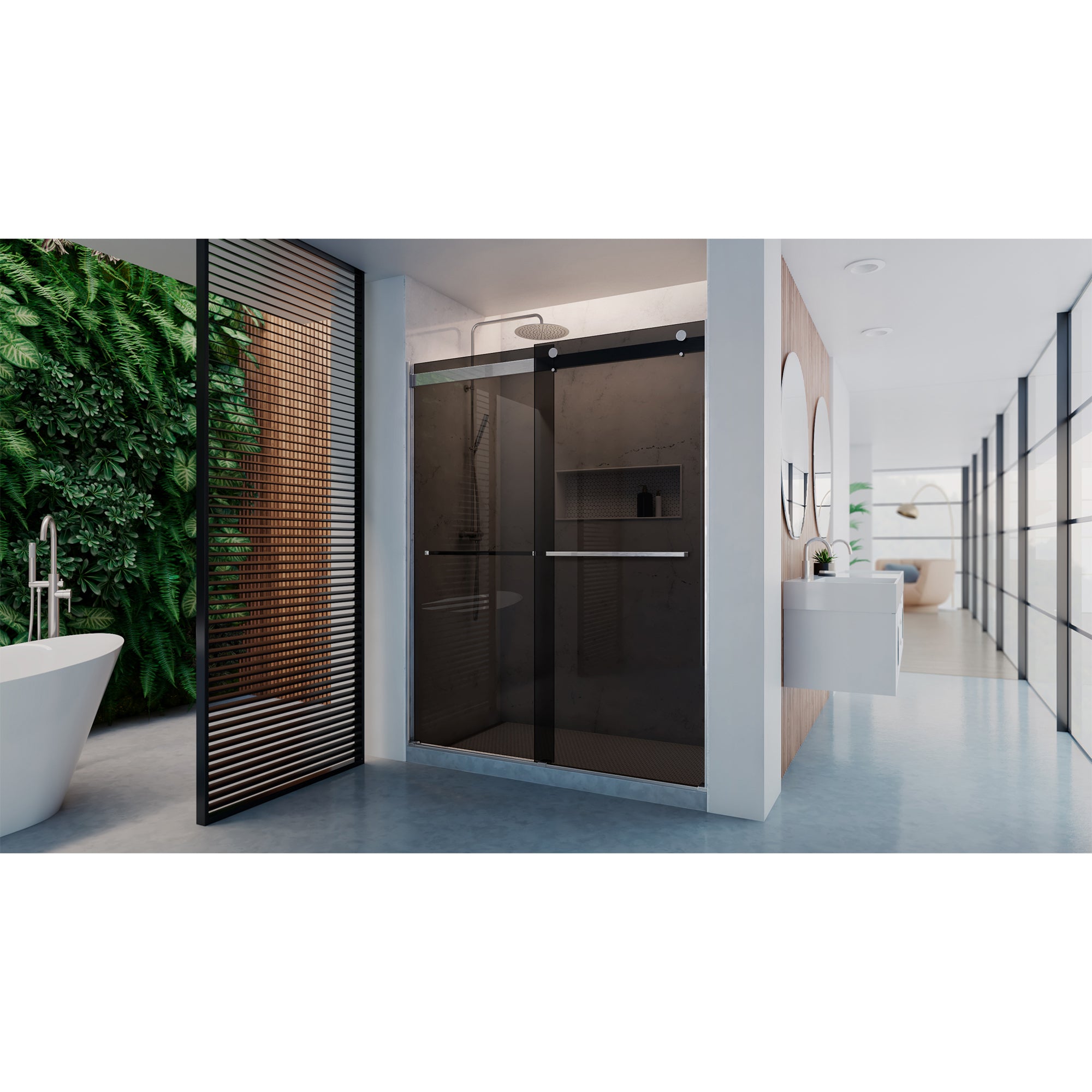 DreamLine Dexterity 56-60" W Shower Door