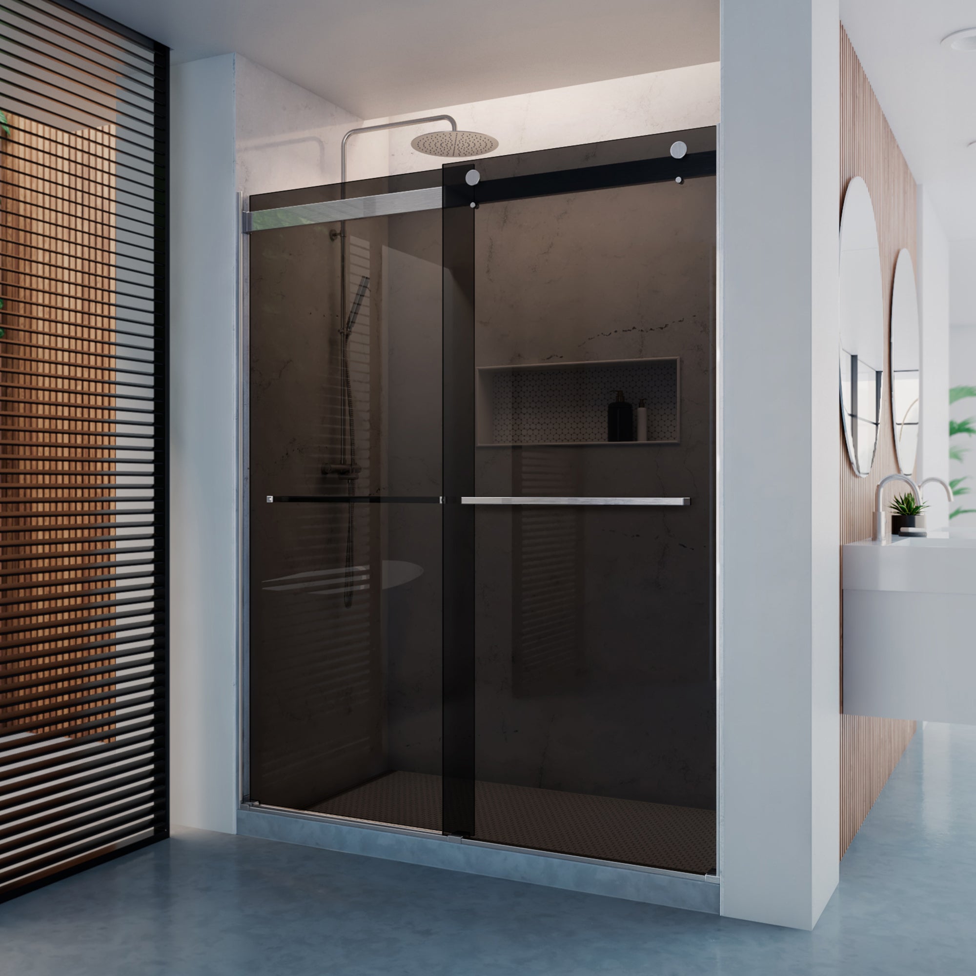 DreamLine Dexterity 56-60" W Shower Door