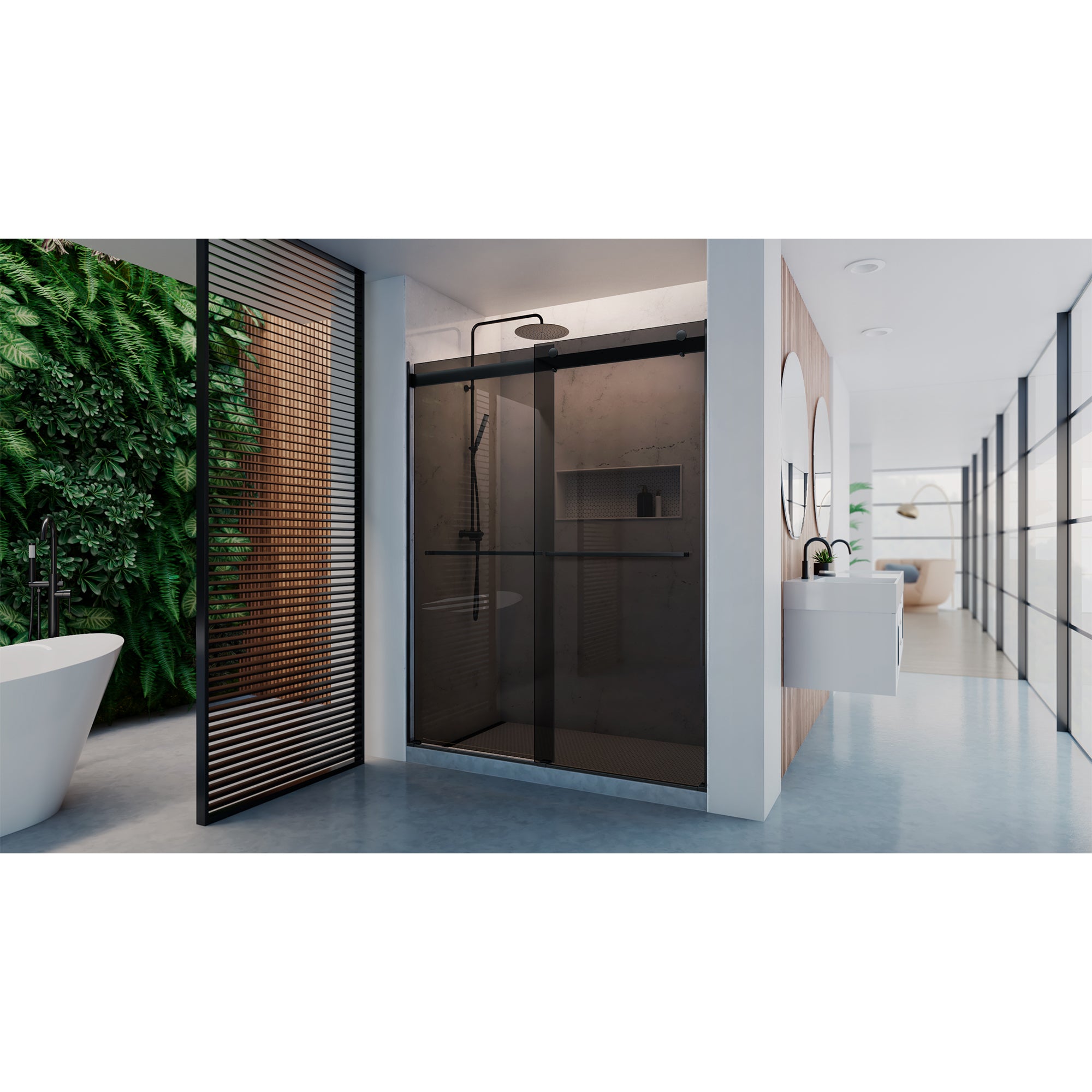 DreamLine Dexterity 56-60" W Shower Door