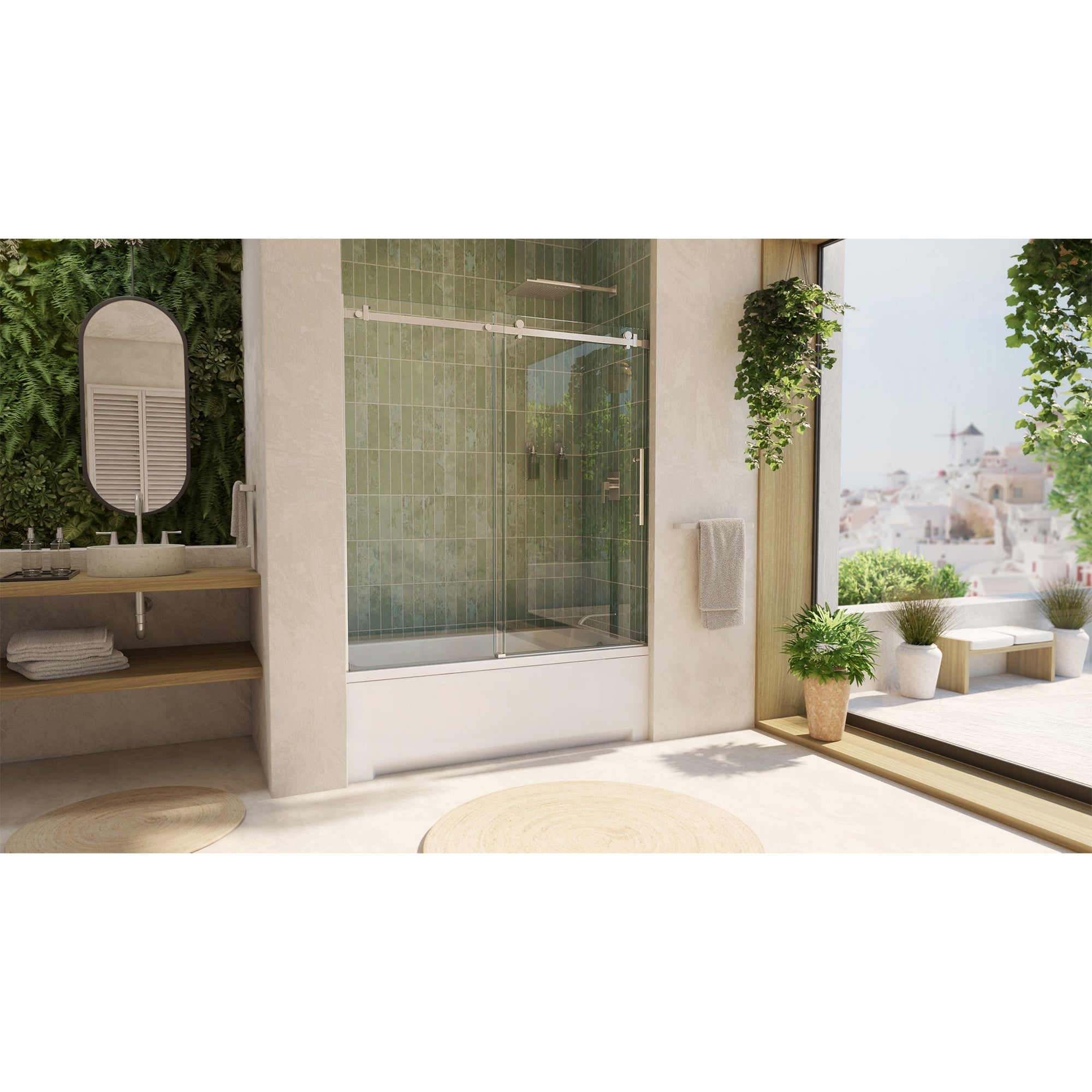 DreamLine Seneca 56-60" W Sliding Tub Door