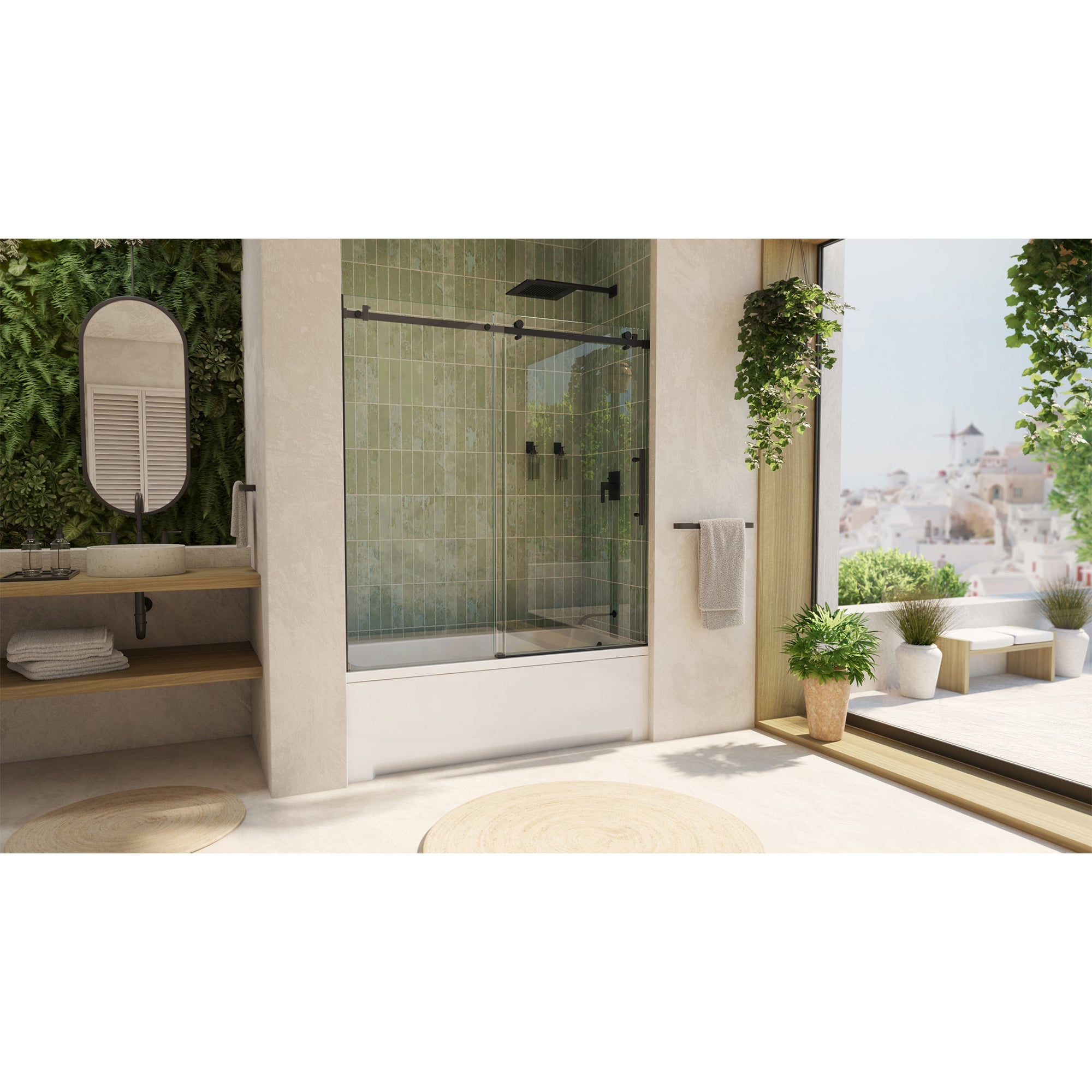 DreamLine Seneca 56-60" W Sliding Tub Door