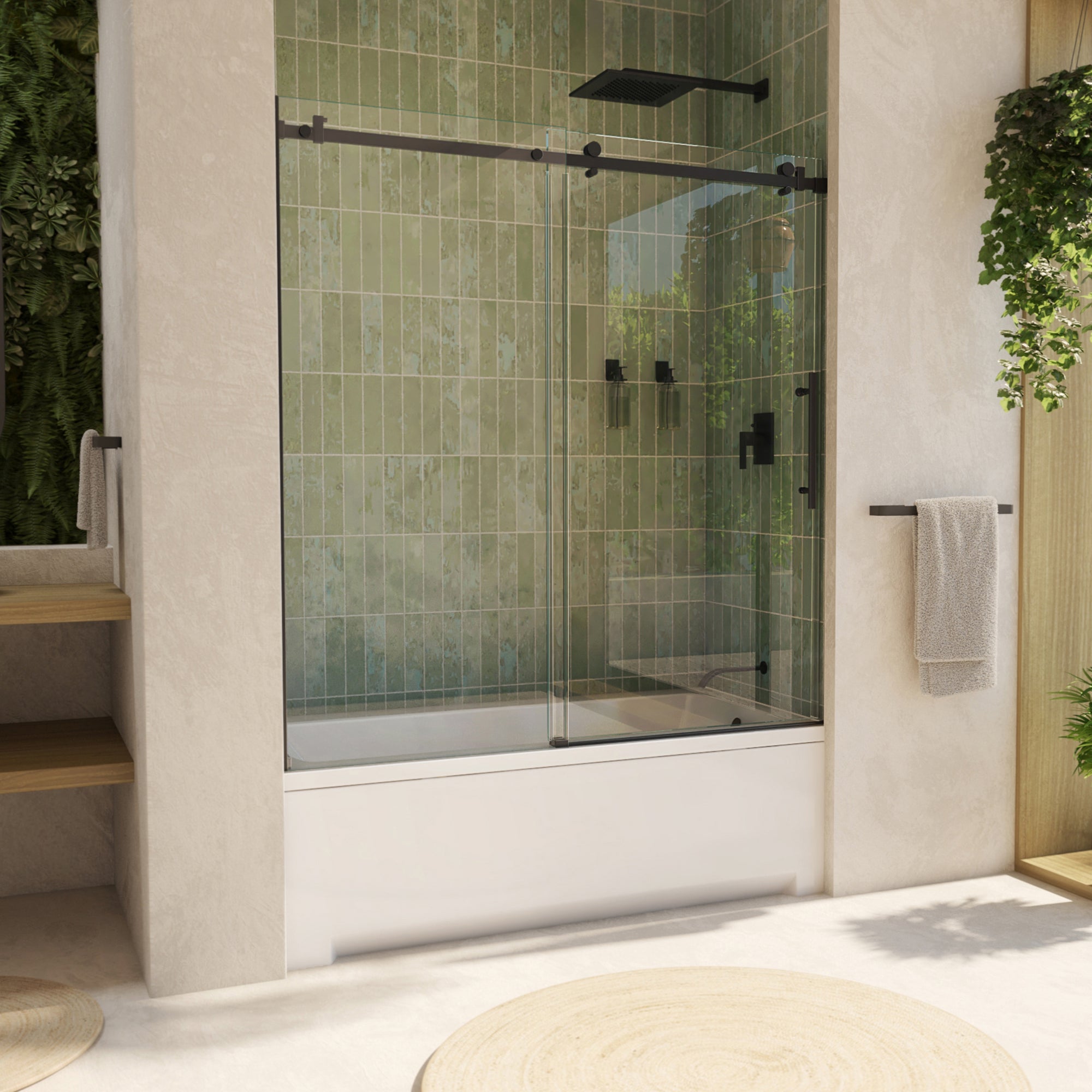 DreamLine Seneca 56-60" W Sliding Tub Door
