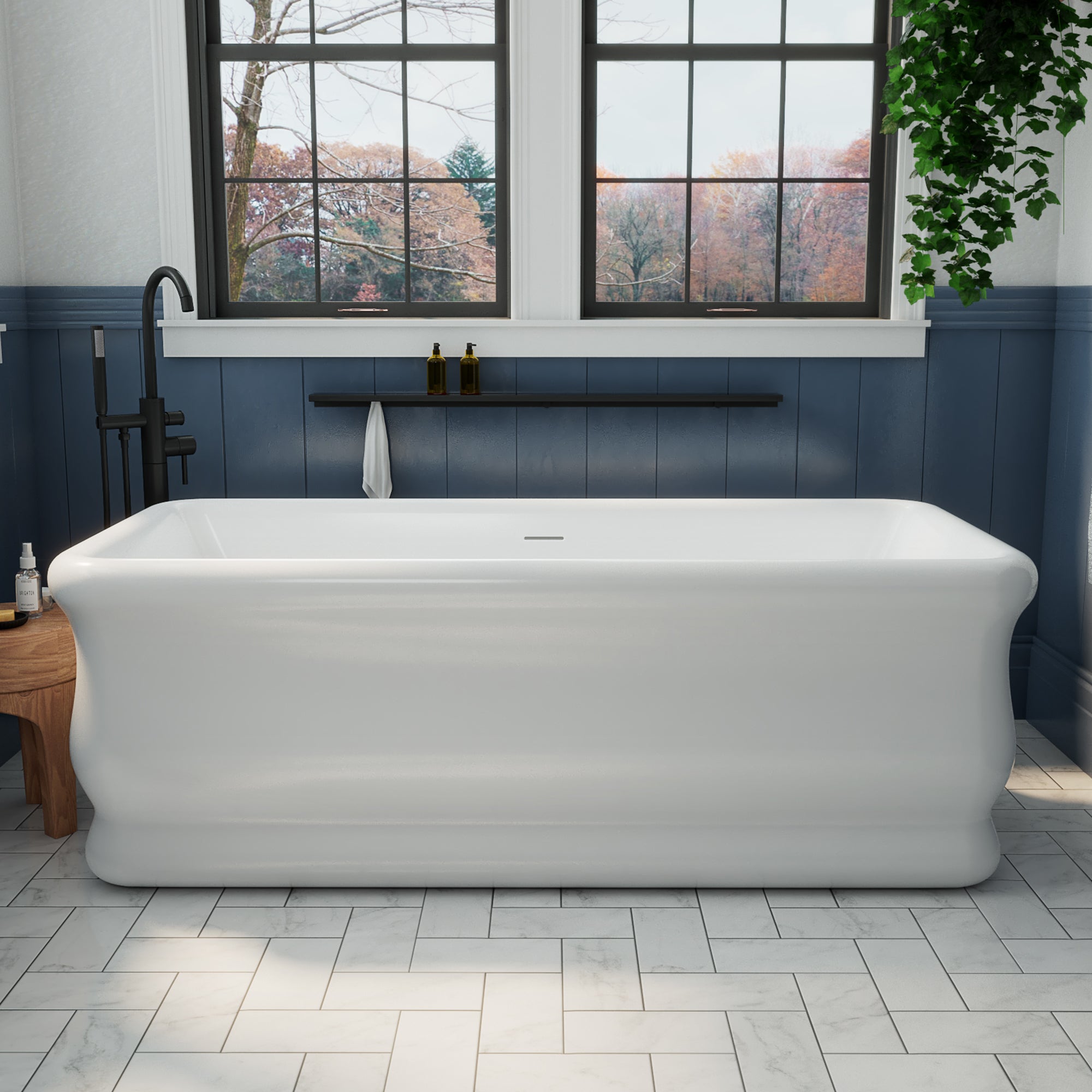Crest 70-7/8 x 32-2/3 x 23-5/8 Bathtub