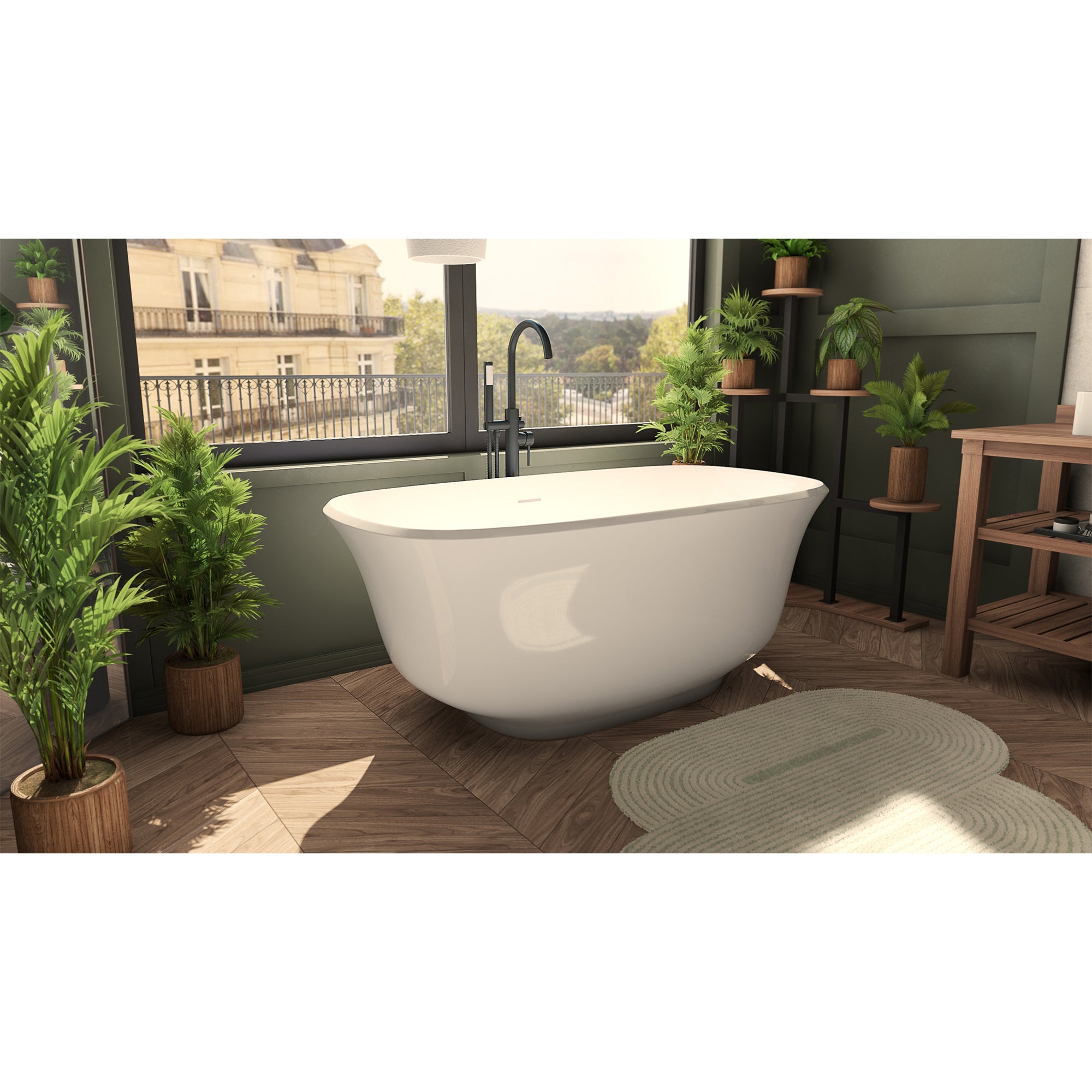 Elegance 67 x 31-1/4 x 23-3/4 Bathtub