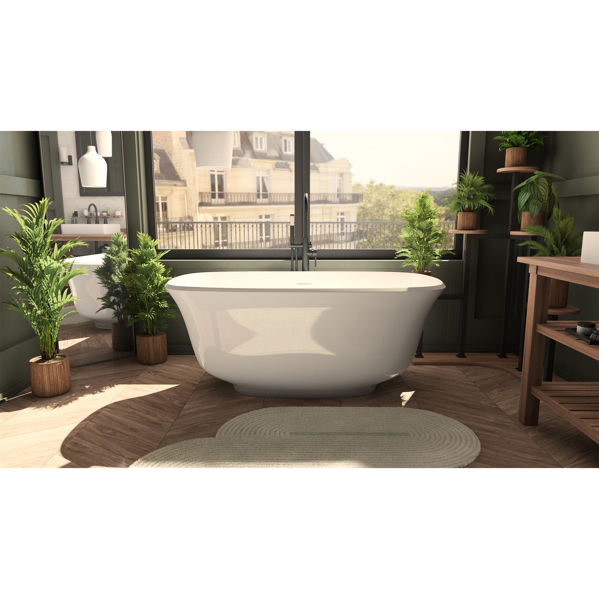 Elegance 67 x 31-1/4 x 23-3/4 Bathtub