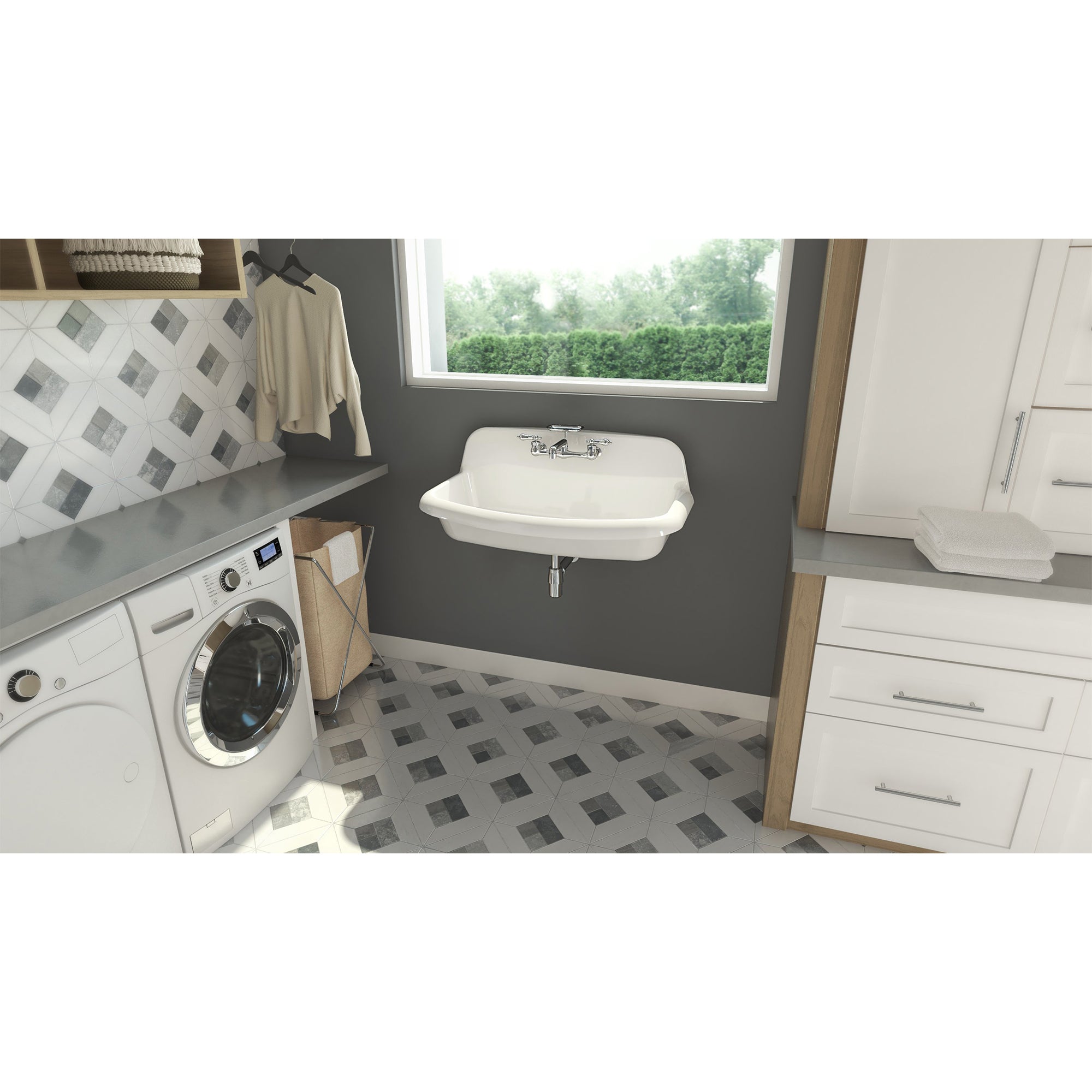Sapphire 36 W x 15 H Utility Sink