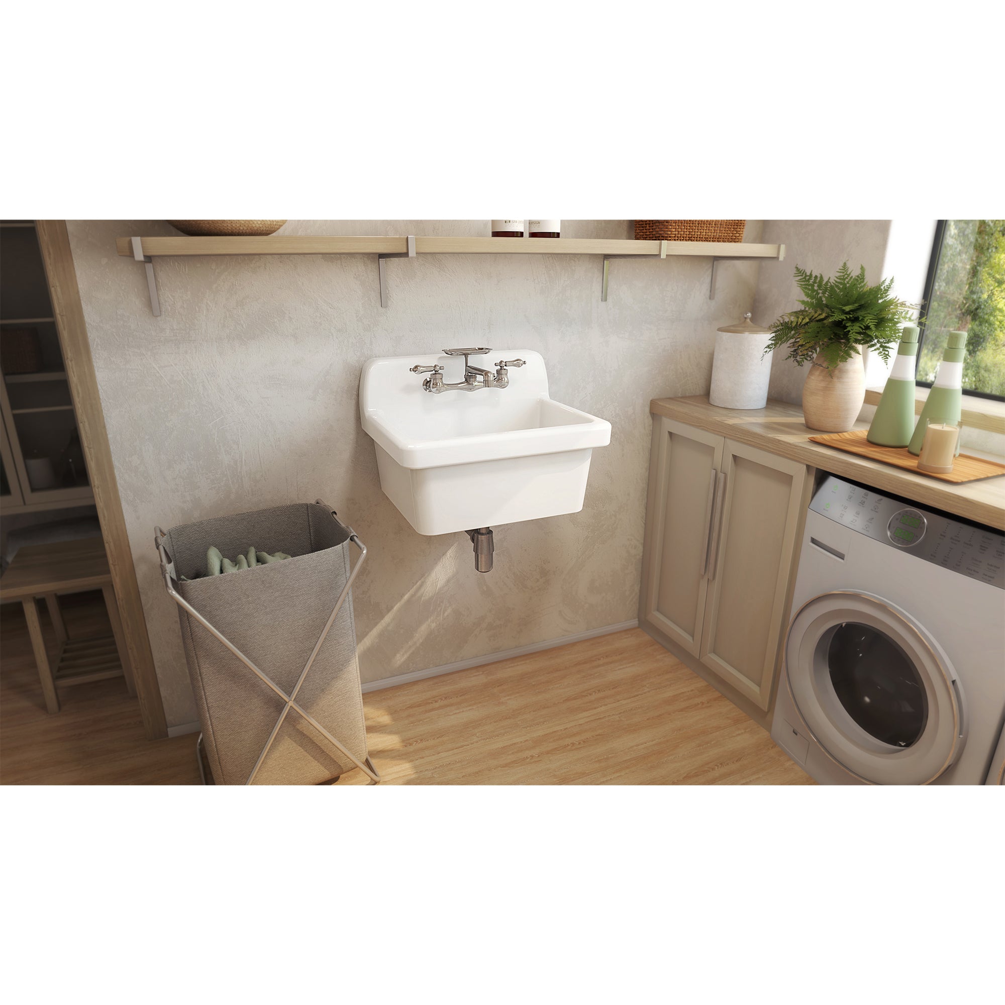 Sapphire 24 W x 19 H Utility Sink
