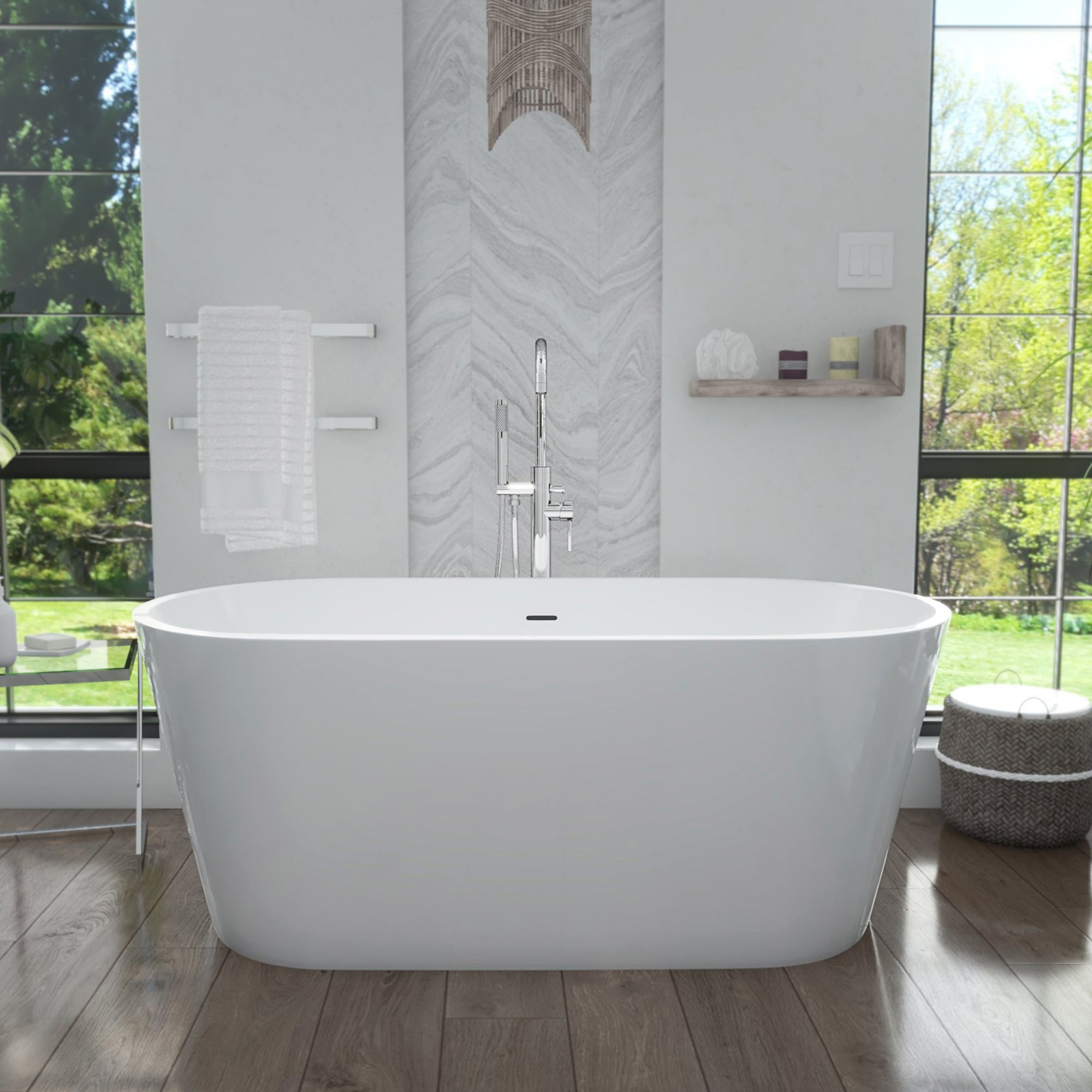 Enigma 67 x 31-1/2 x 22-7/8 Freestanding Tub