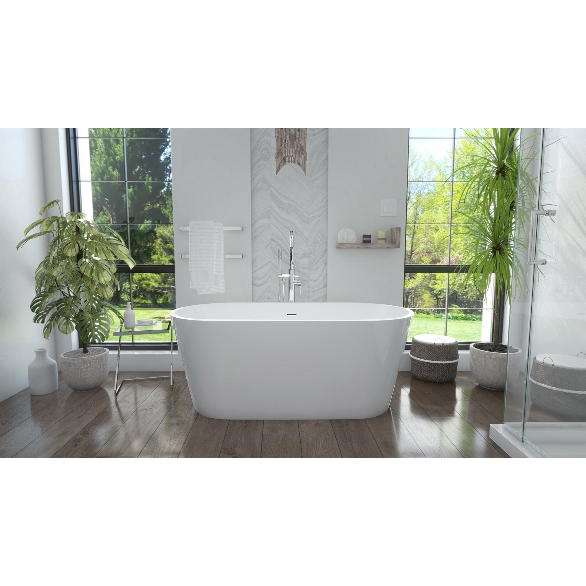 Enigma 67 x 31-1/2 x 22-7/8 Freestanding Tub