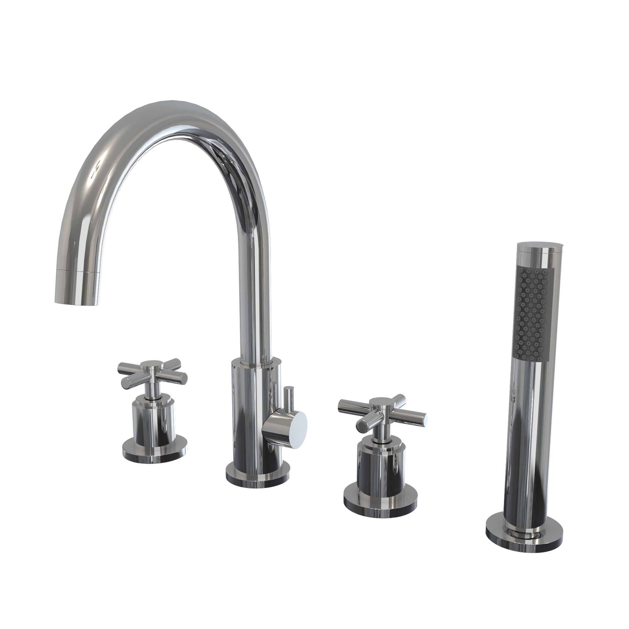DreamLine Atlantic 12" x 8" Tub Faucet w/Handshower