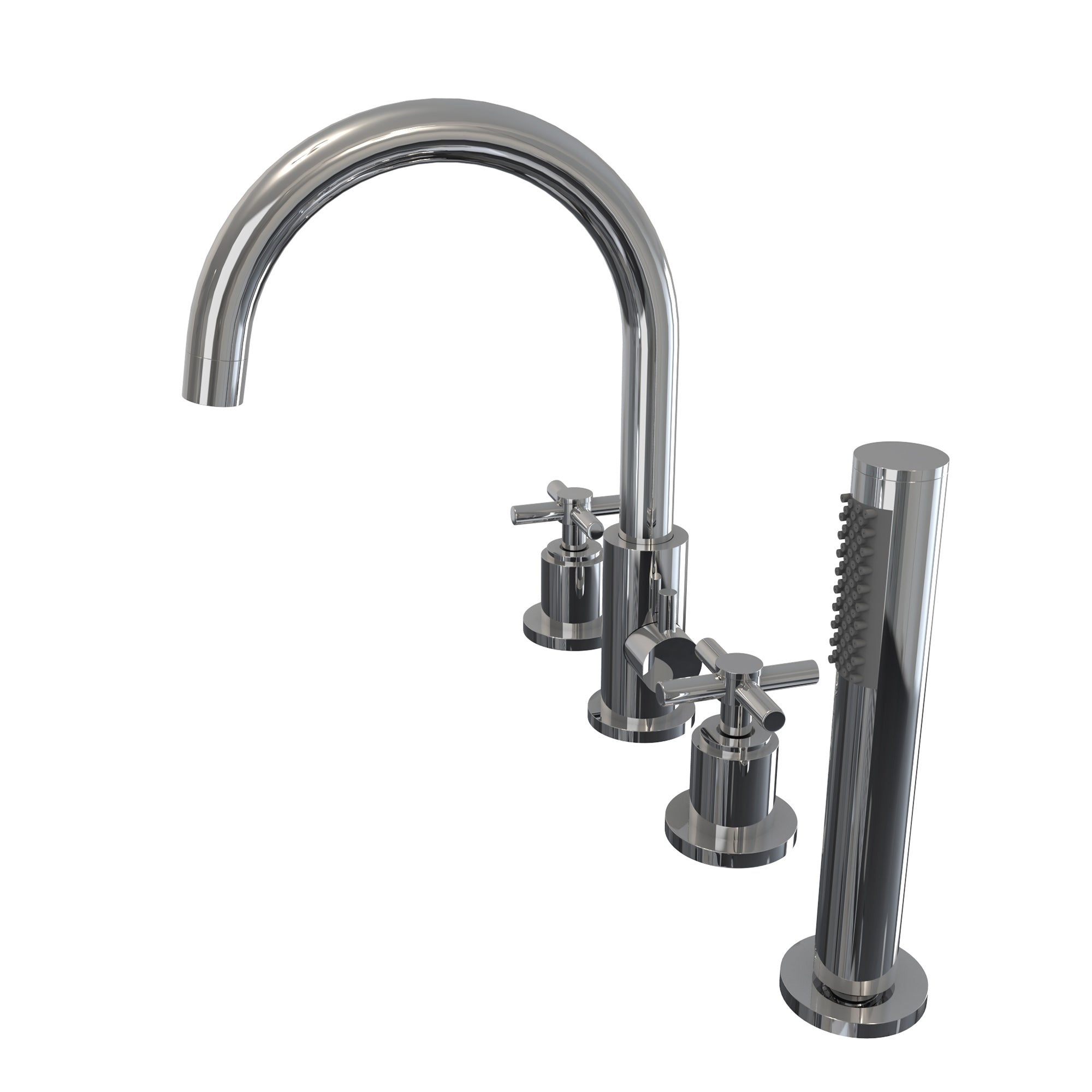 DreamLine Atlantic 12" x 8" Tub Faucet w/Handshower