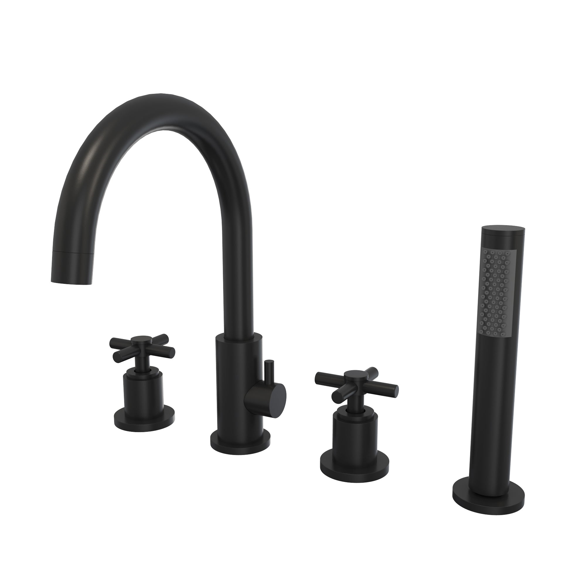 DreamLine Atlantic 12" x 8" Tub Faucet w/Handshower