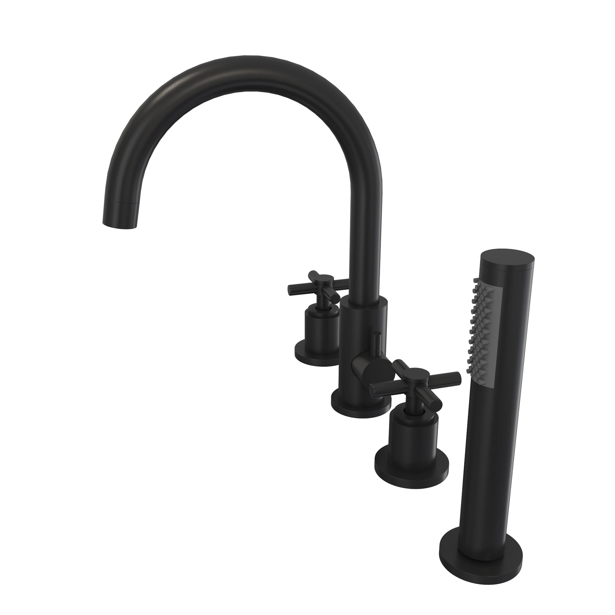 DreamLine Atlantic 12" x 8" Tub Faucet w/Handshower
