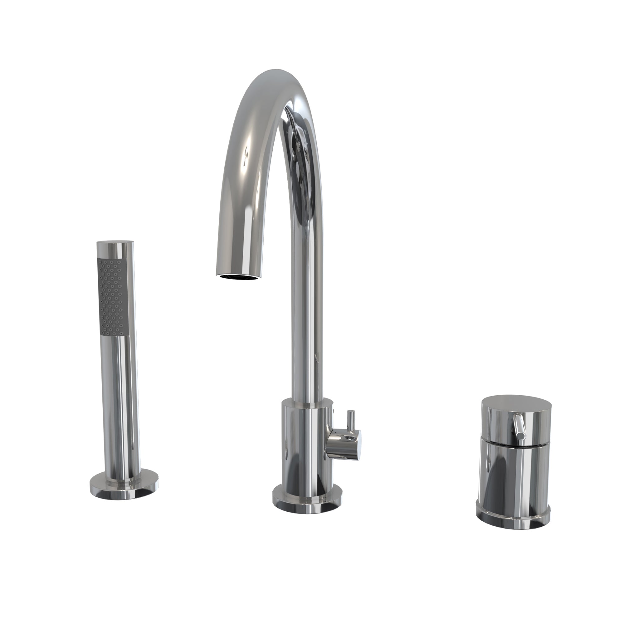 DreamLine Montego 12" x 7" Tub Faucet w/Handshower