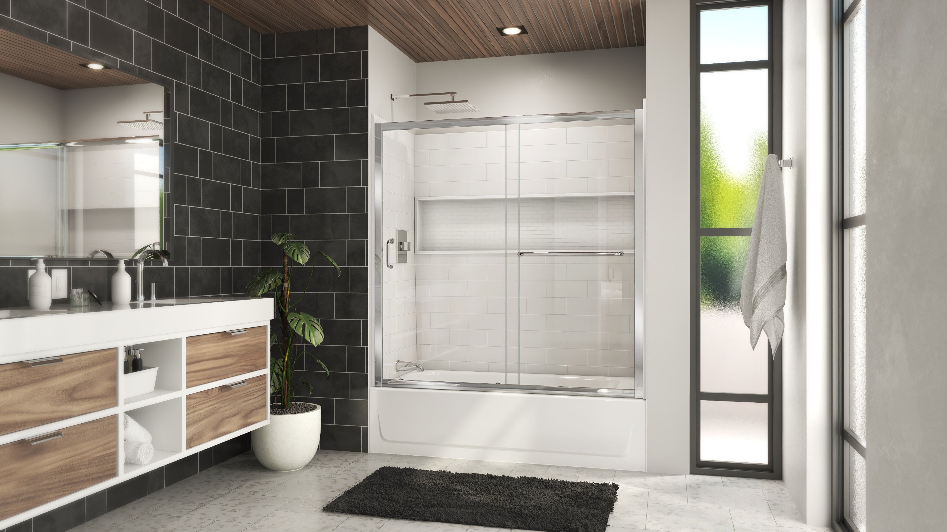 Bootz Mahalo 56-60 in. W Tub Door