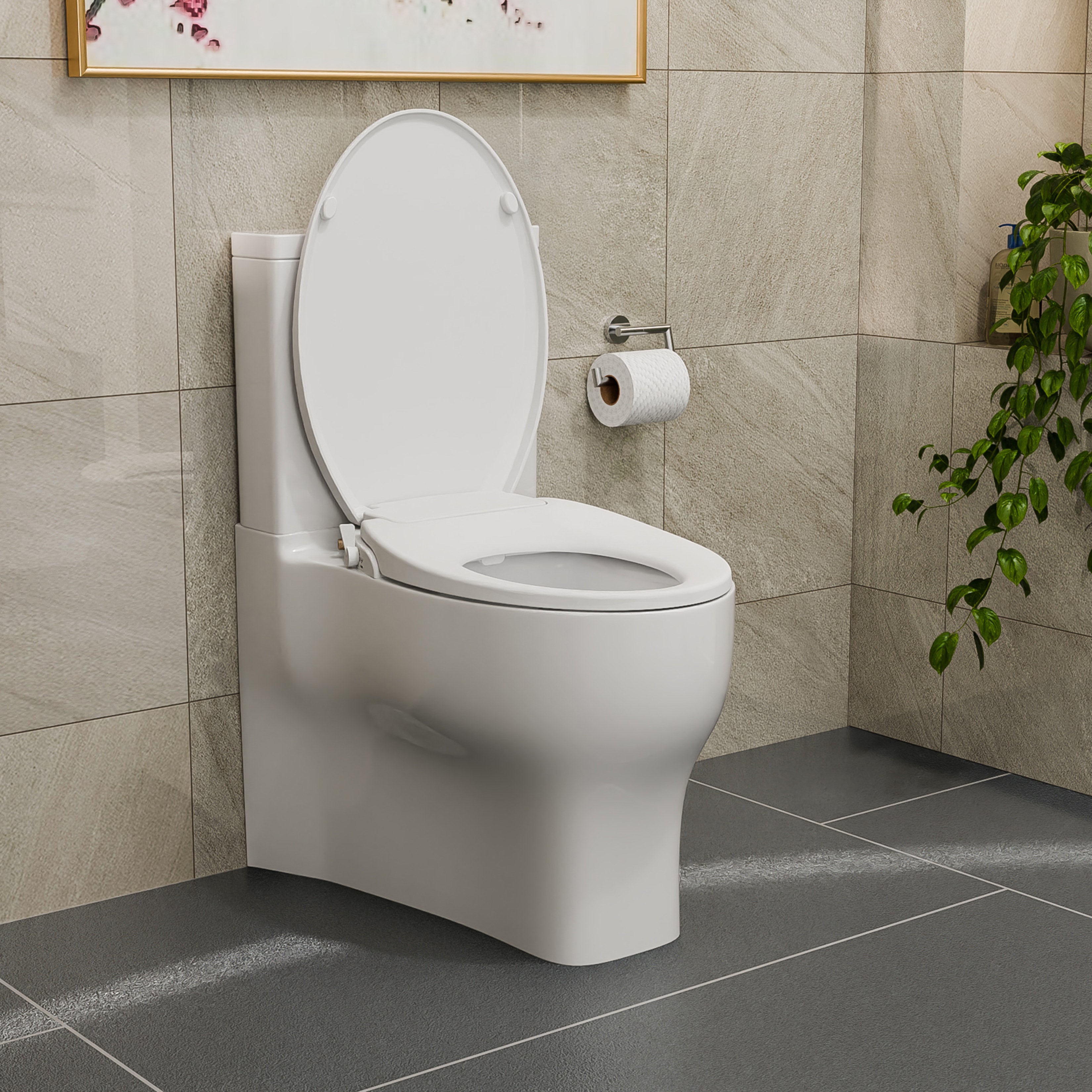 Aqua Swing 3" x 20" Bidet Toilet Seat Cover