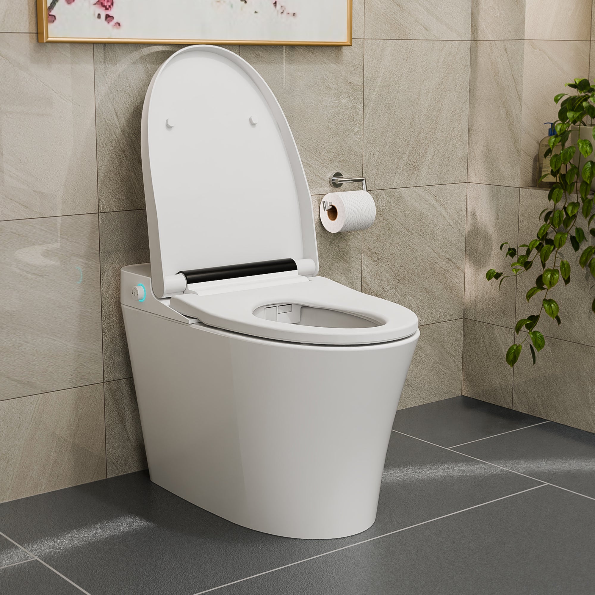 Aqua 15" x 27" One-Piece Smart Toilet
