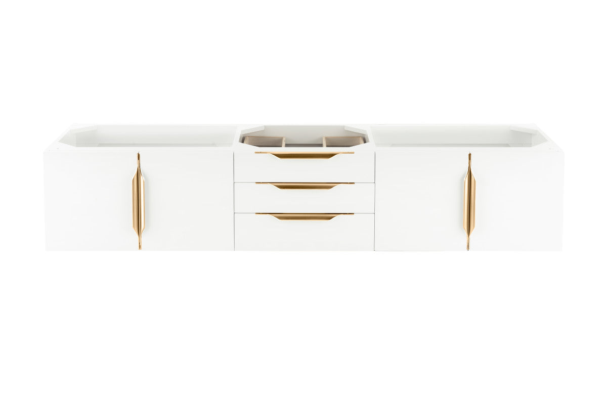 Columbia 72" Double Wall Mount Vanity Cabinet