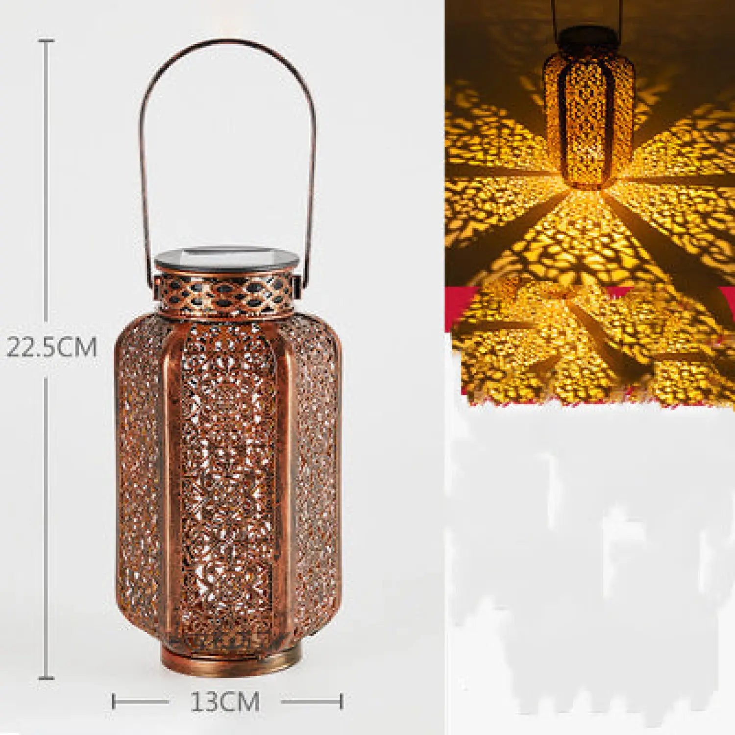 Decorative Outdoor Lamp for Patio with Projection Lighting