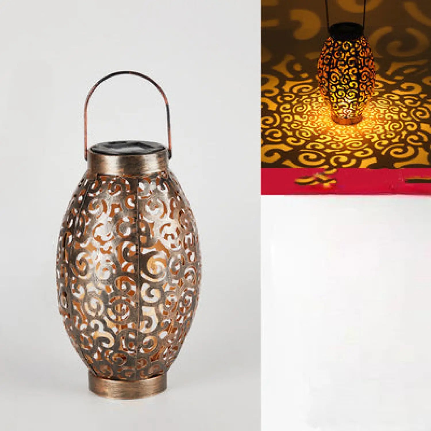 Decorative Outdoor Lamp for Patio with Projection Lighting