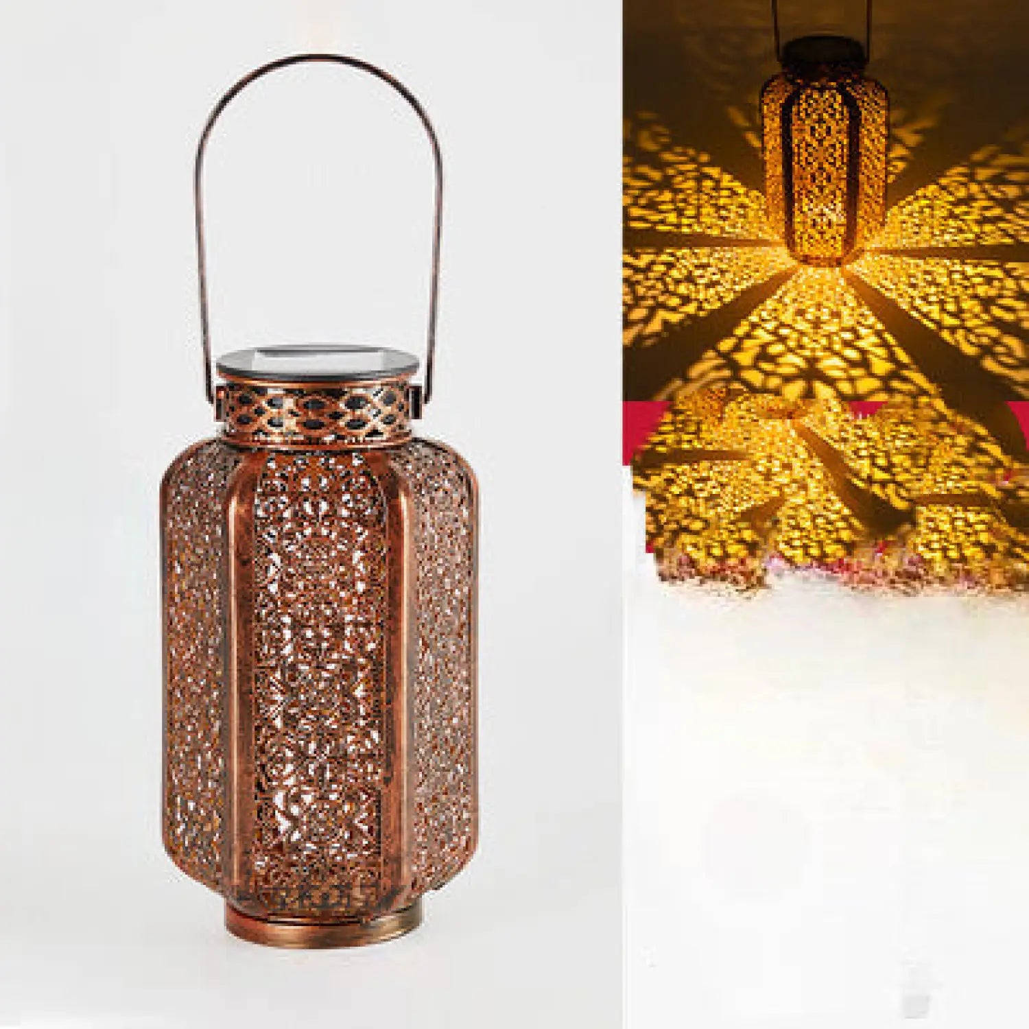 Decorative Outdoor Lamp for Patio with Projection Lighting