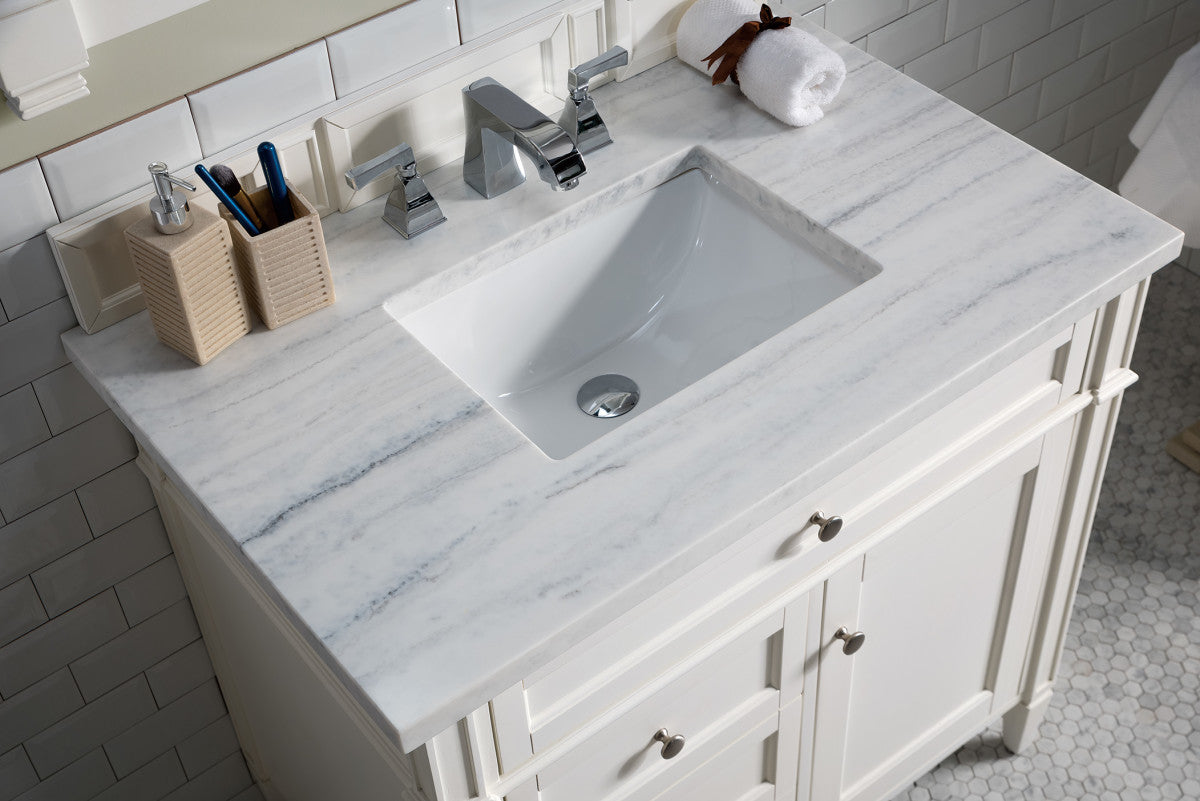 Brittany 36" Single Vanity in Bright White