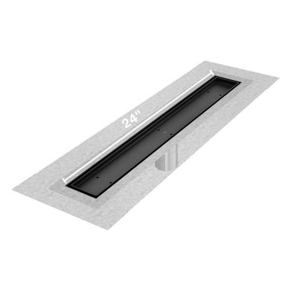Mist (Tile-In) Delmar Standard length Flange Edge linear drain