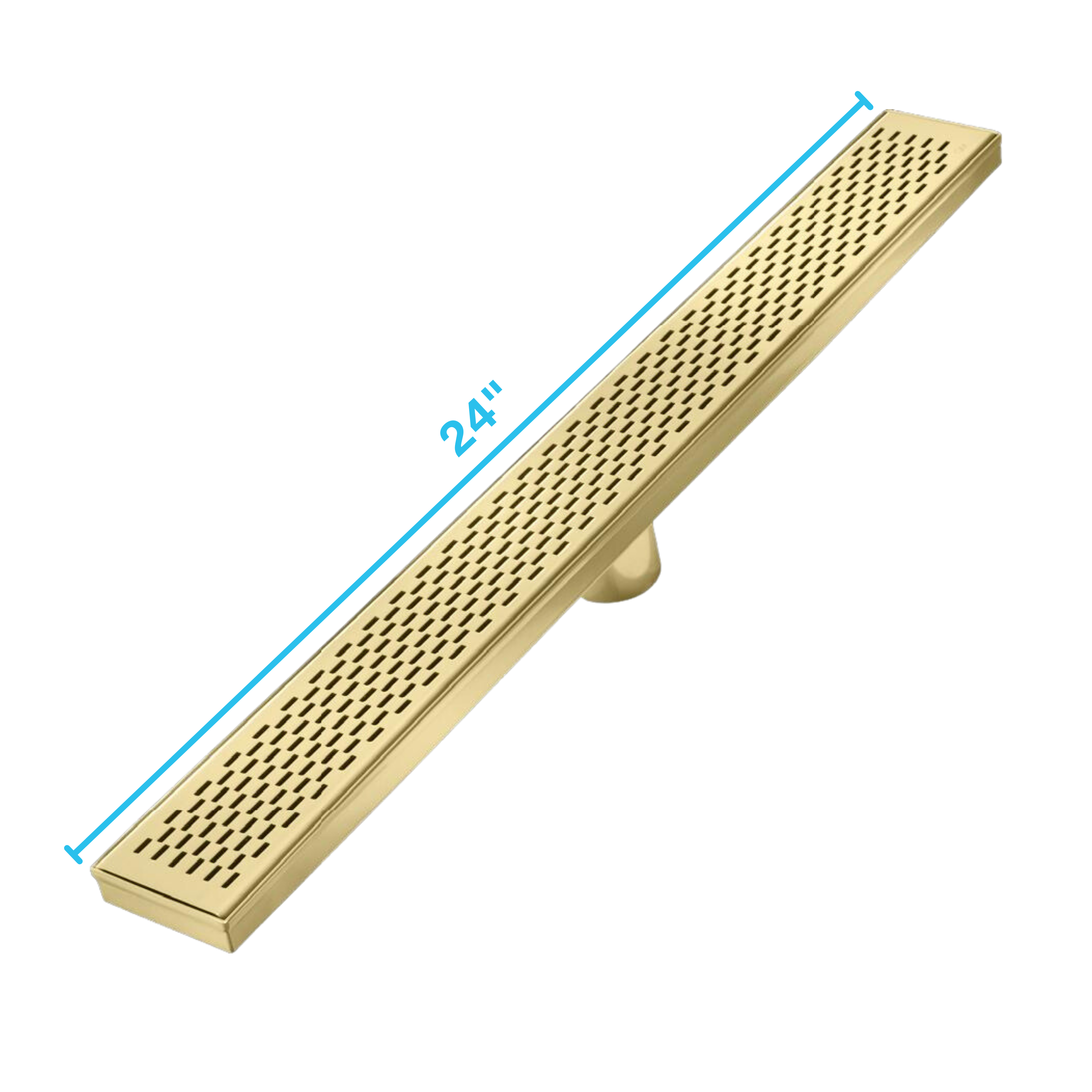 Delta Delmar Standard length Plain Edge linear drain