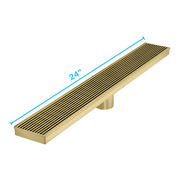 Wedgewire Delmar Standard length Plain Edge linear drain