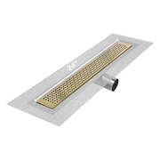 Lotus Delmar Standard length side outlet linear drain