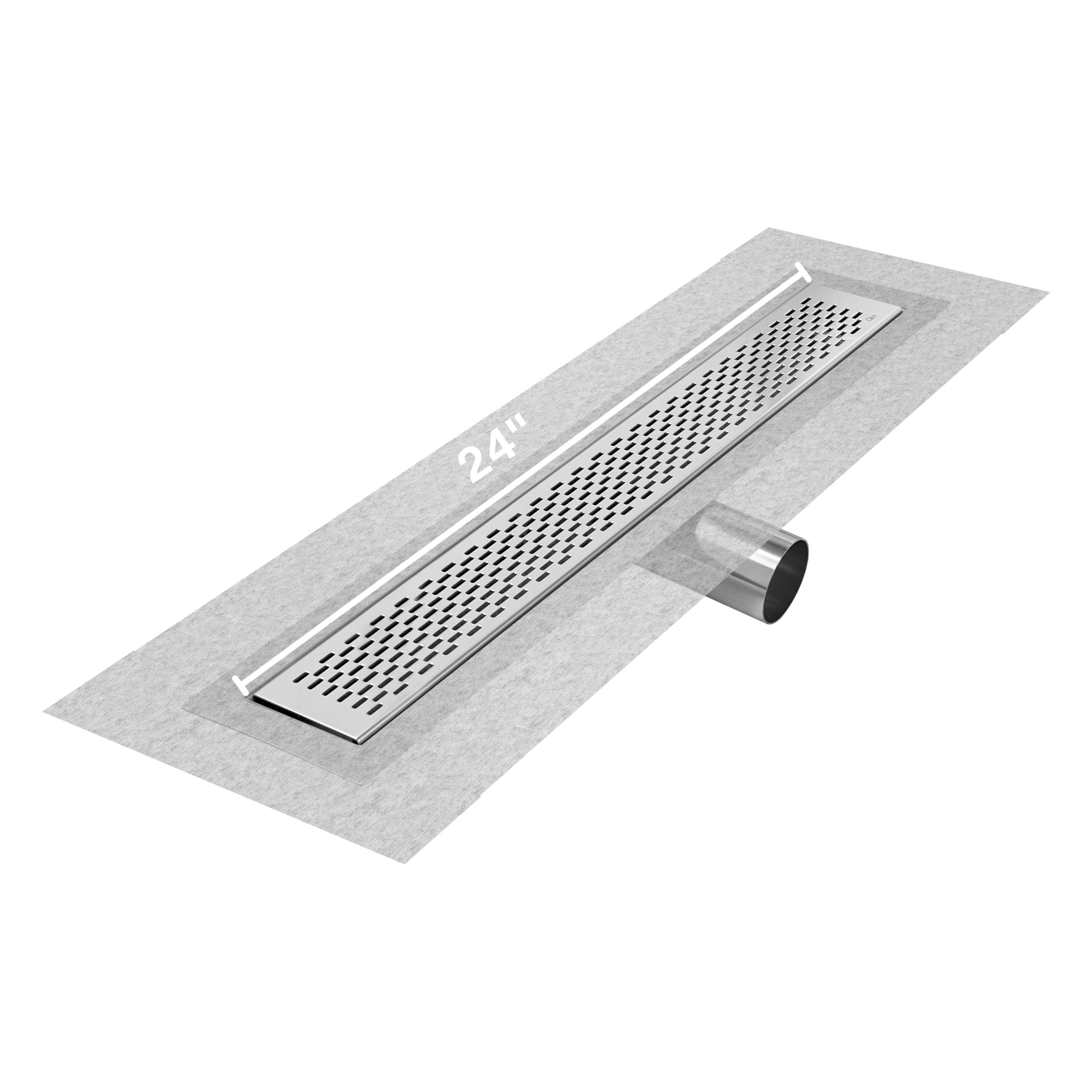 Delta Delmar Standard length side outlet linear drain