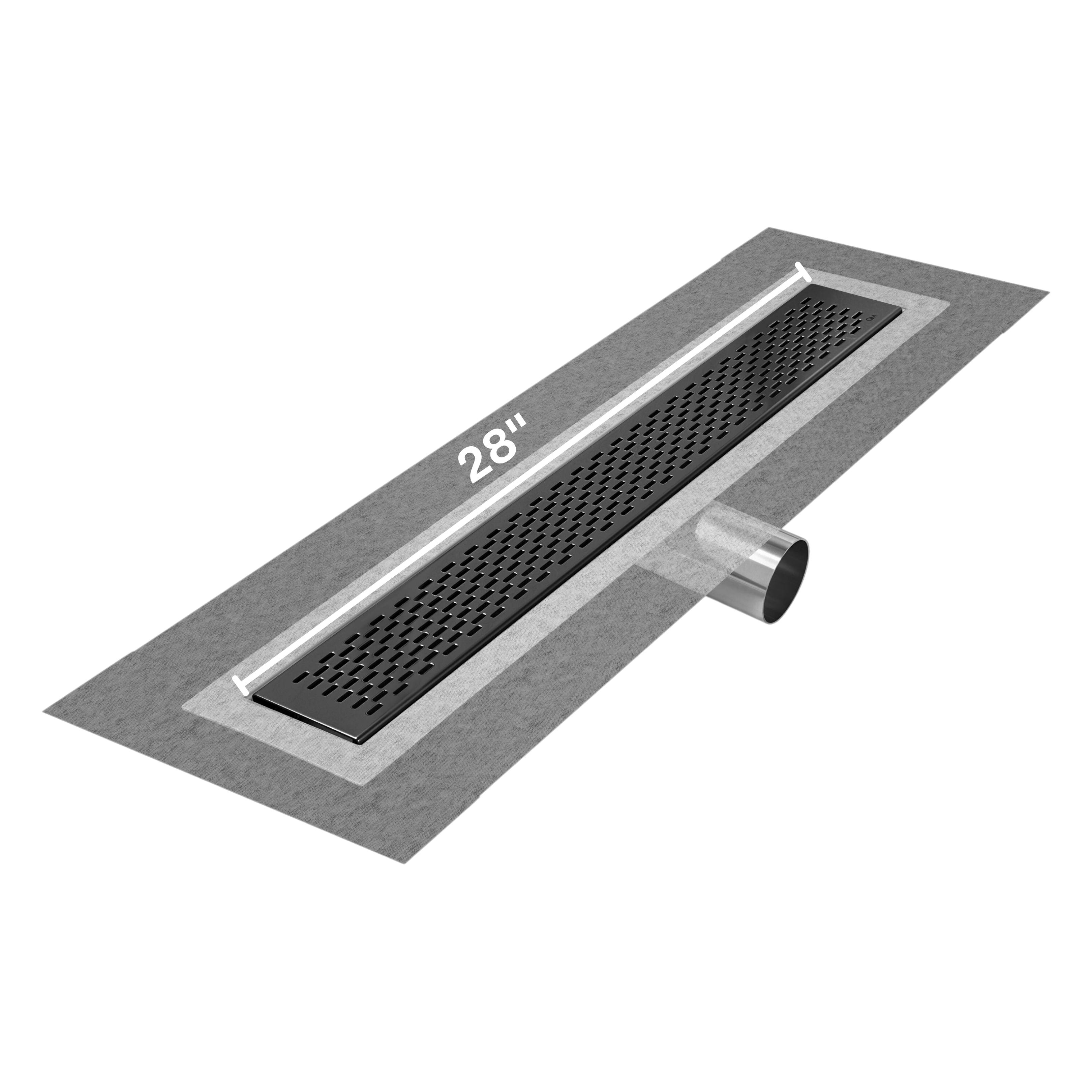Delta Delmar Standard length side outlet linear drain