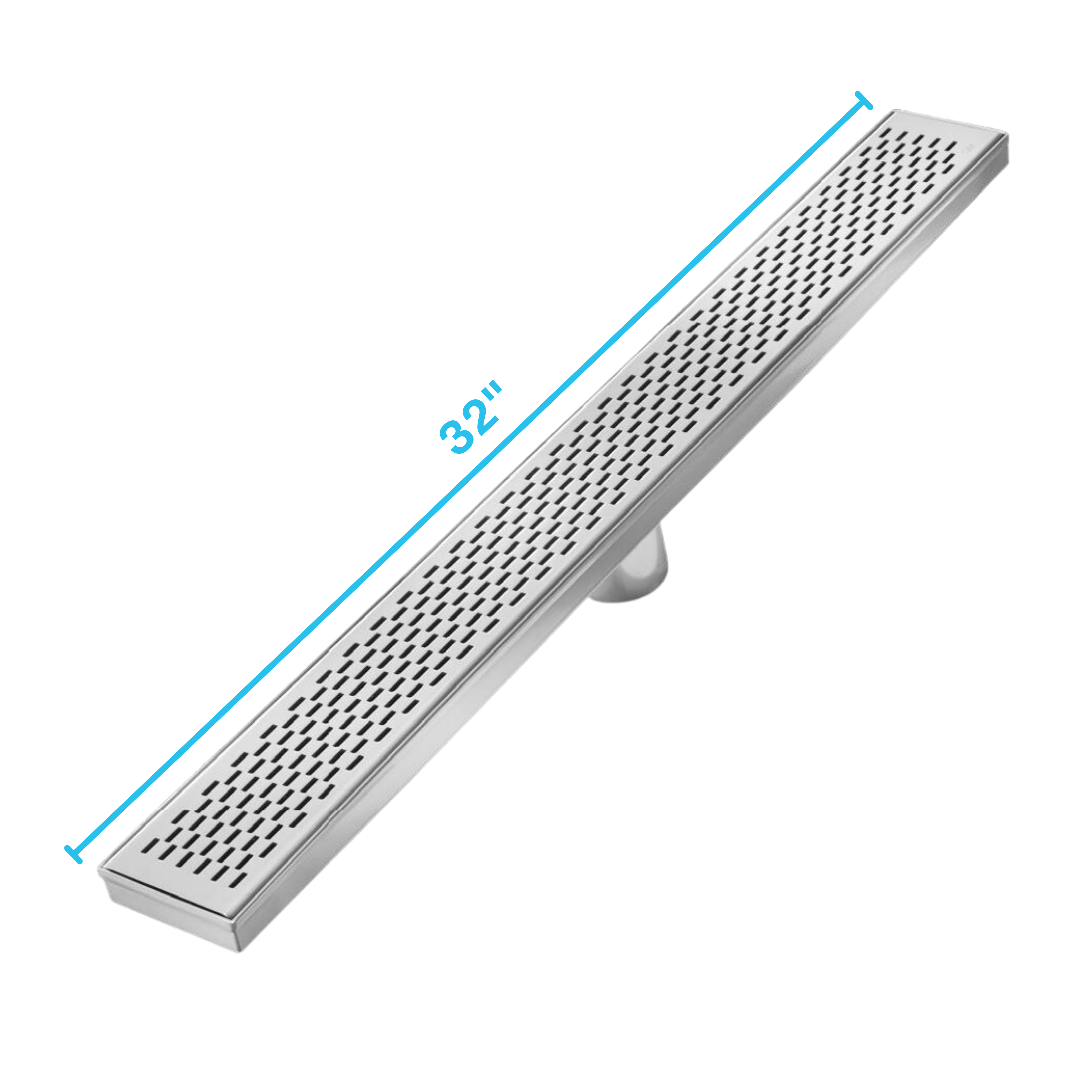 Delta Delmar Standard length Plain Edge linear drain