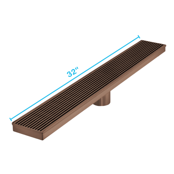 Wedgewire Delmar Standard length Plain Edge linear drain