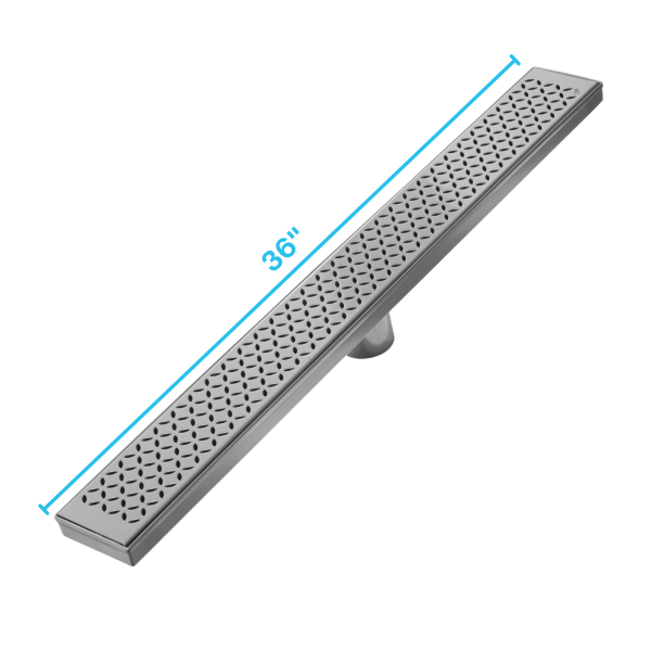 Lotus Delmar Standard length Plain Edge linear drain