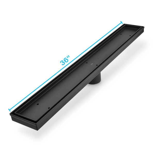 Mist (Tile-In) Delmar Standard length Plain Edge linear drain
