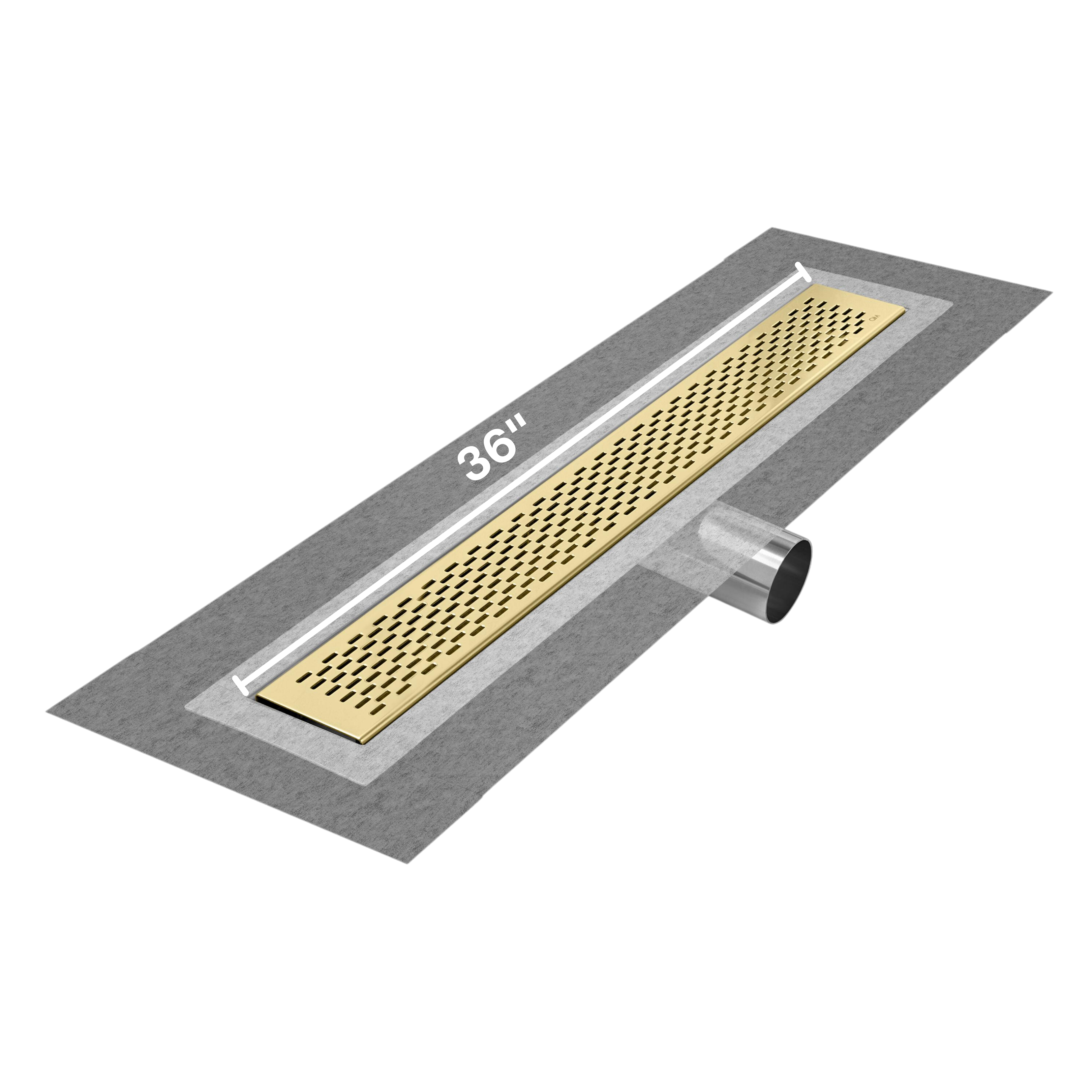 Delta Delmar Standard length side outlet linear drain